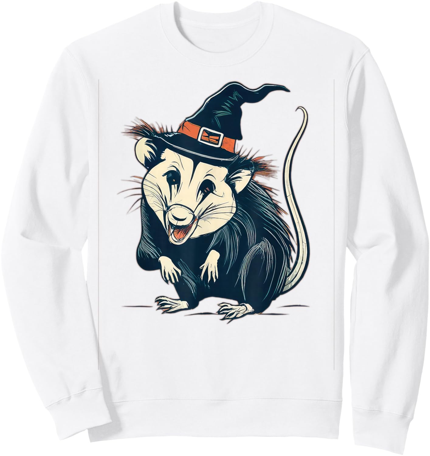 Possum Halloween Costume Opossum Shirt Sweatshirt - Sweatshirt | White