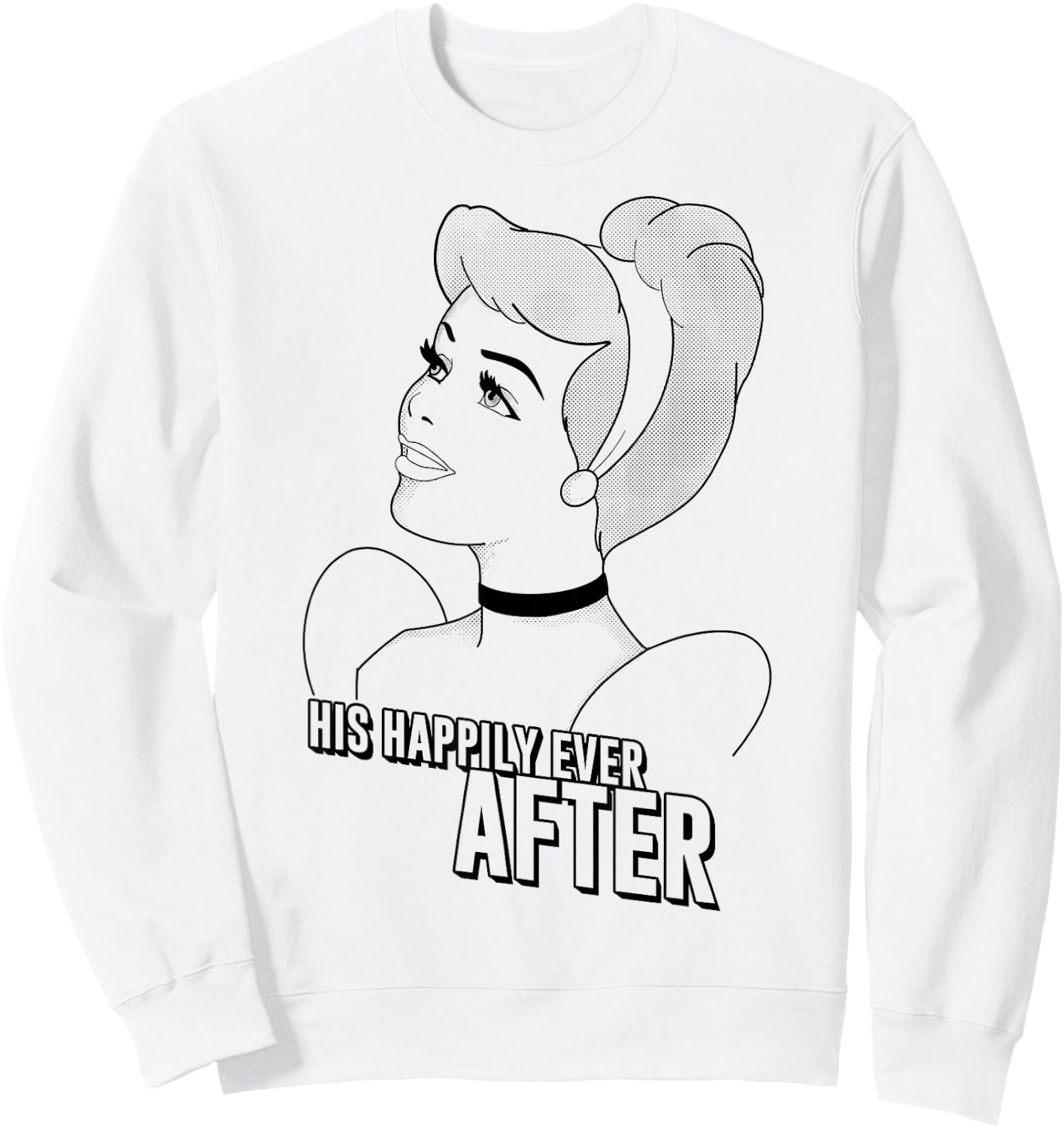 Disney Cinderella His Happily Ever After Graphic Sweatshirt - Sweatshirt | White