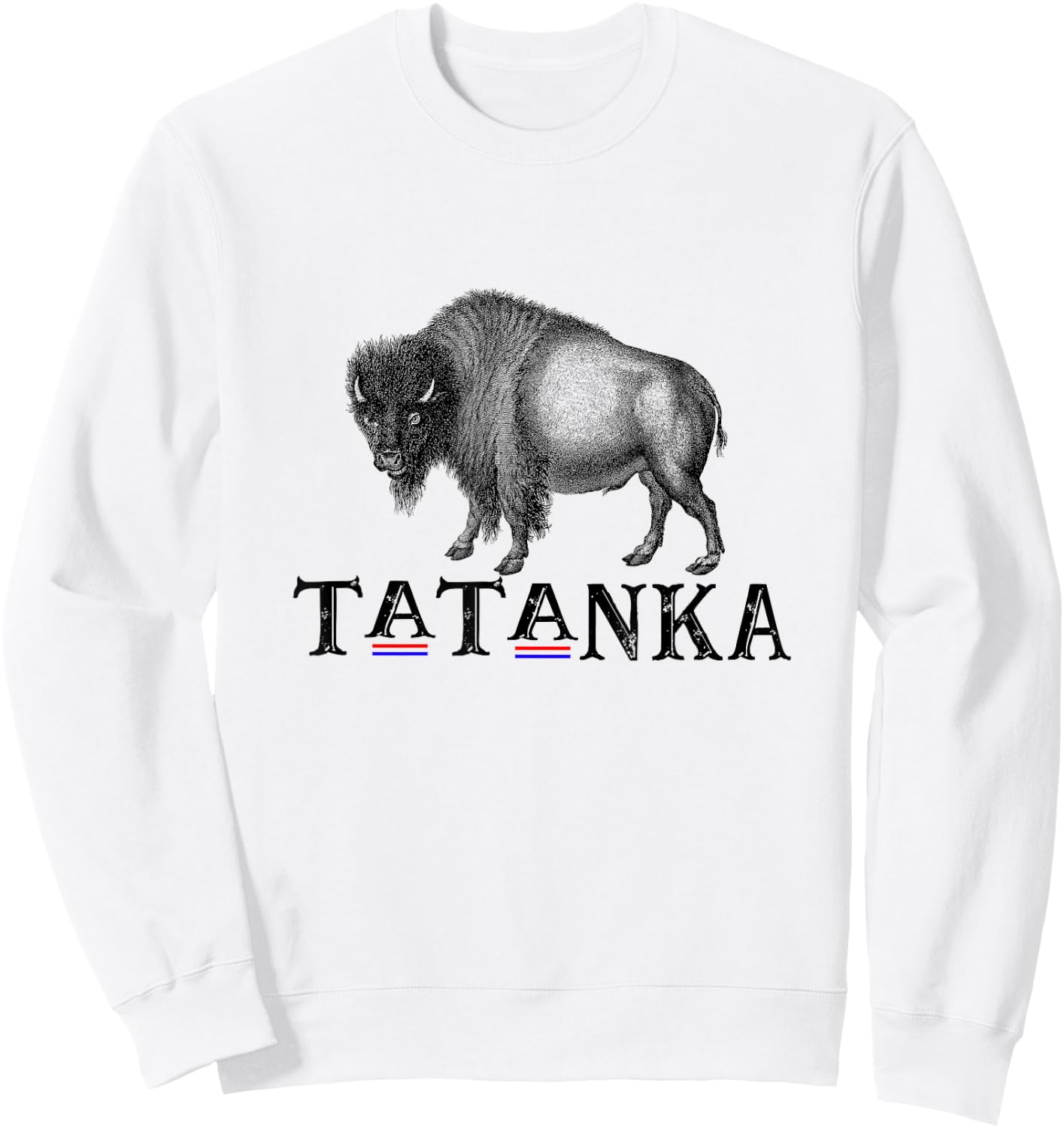 Tatanka American Buffalo Sweatshirt - Sweatshirt | White