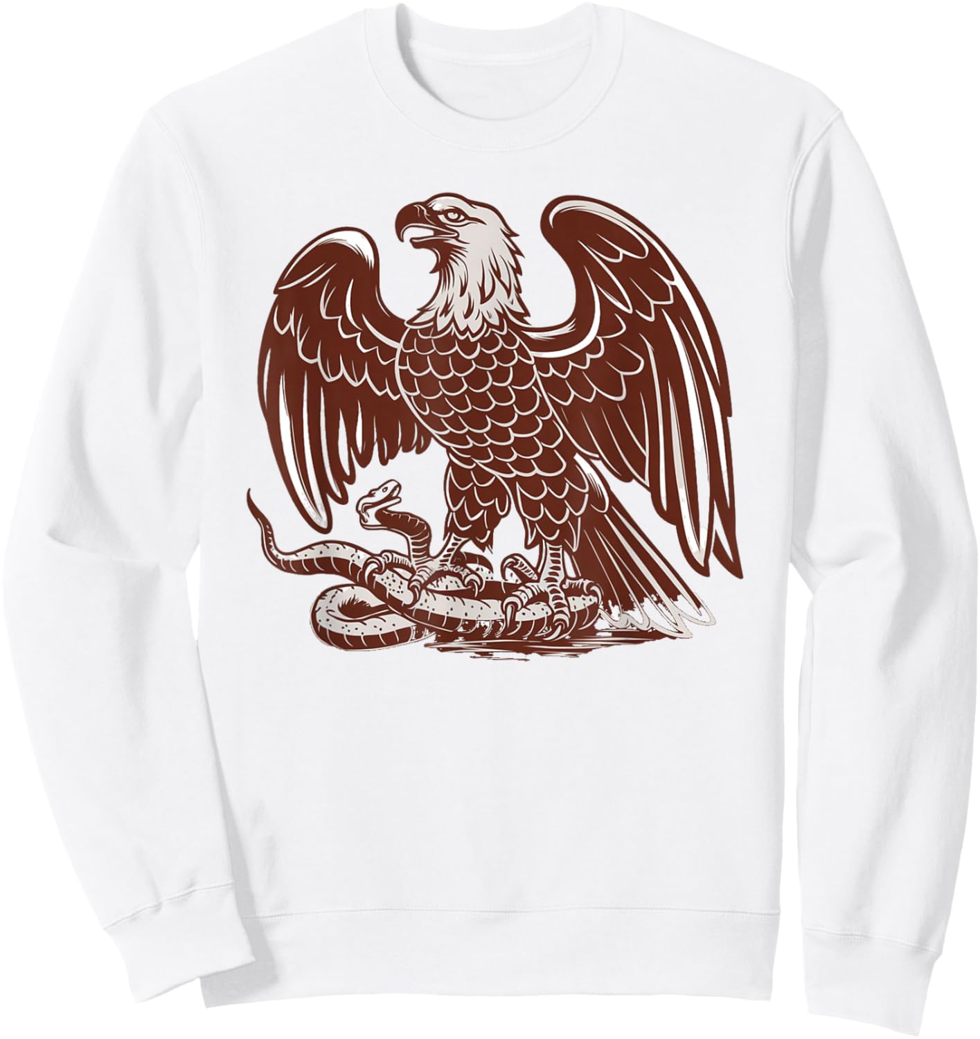 Mexican Eagle Sweatshirt - Sweatshirt | White