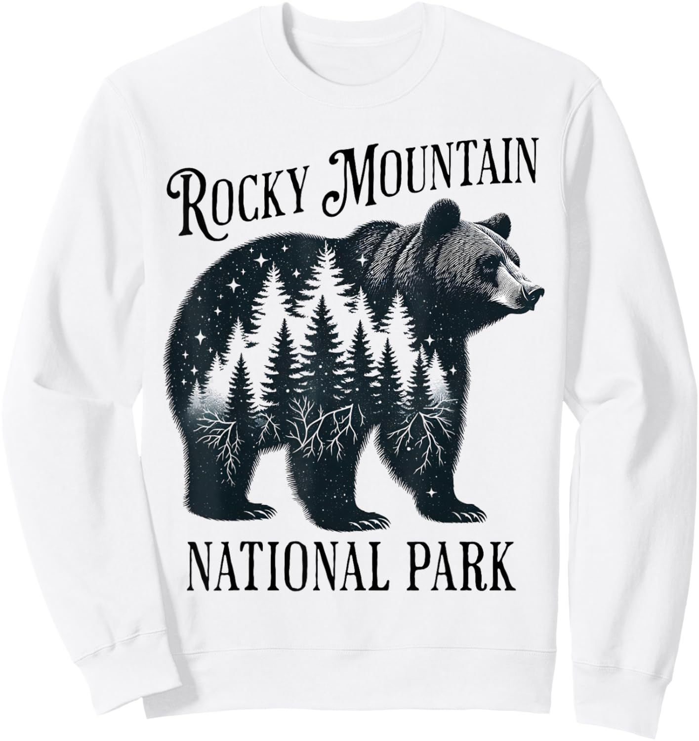 Rocky Mountain National Park Sweatshirt - Sweatshirt | White