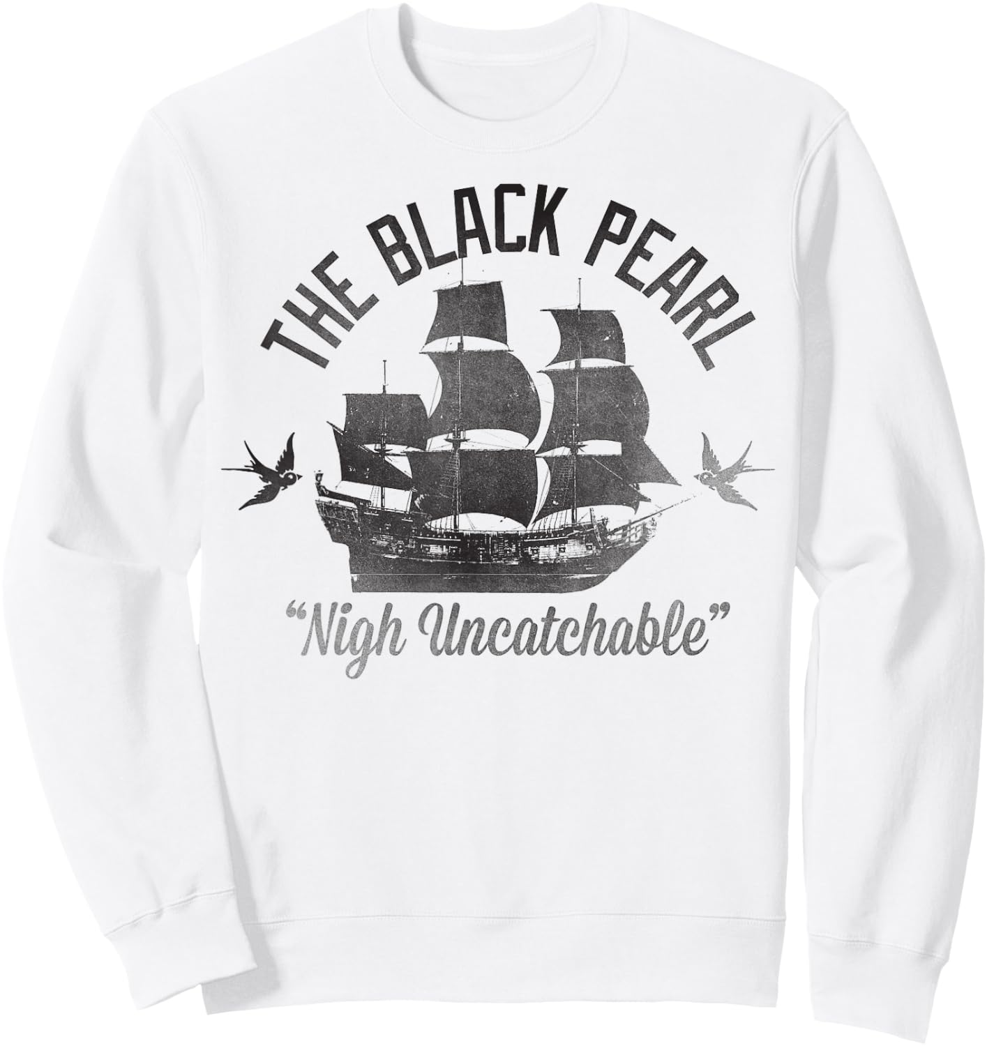Disney - Pirates of The Caribbean Untouchable Black Pearl Sweatshirt - Sweatshirt | White