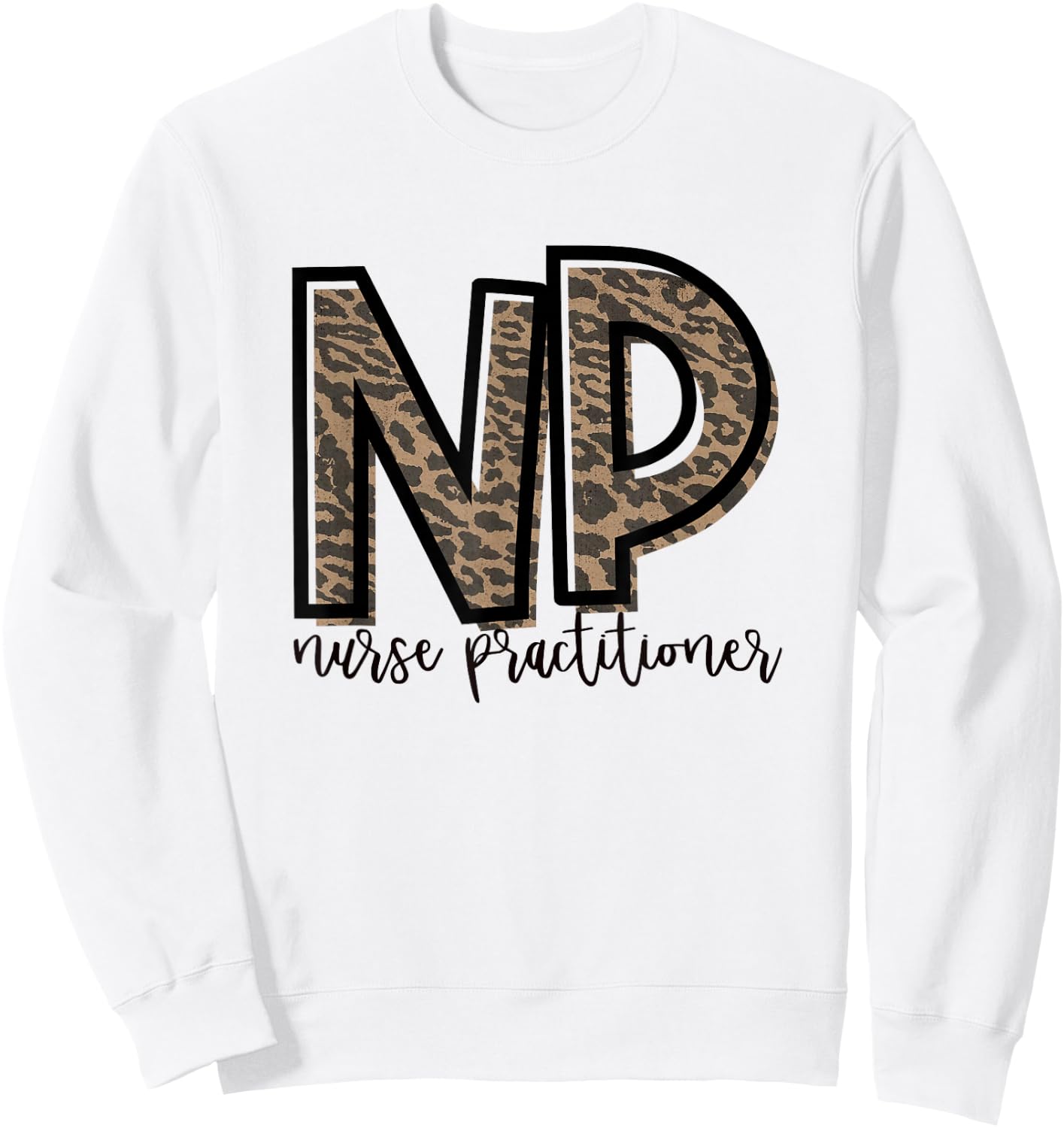 NP Nurse Practitioner Cute Sweatshirt - Sweatshirt | White