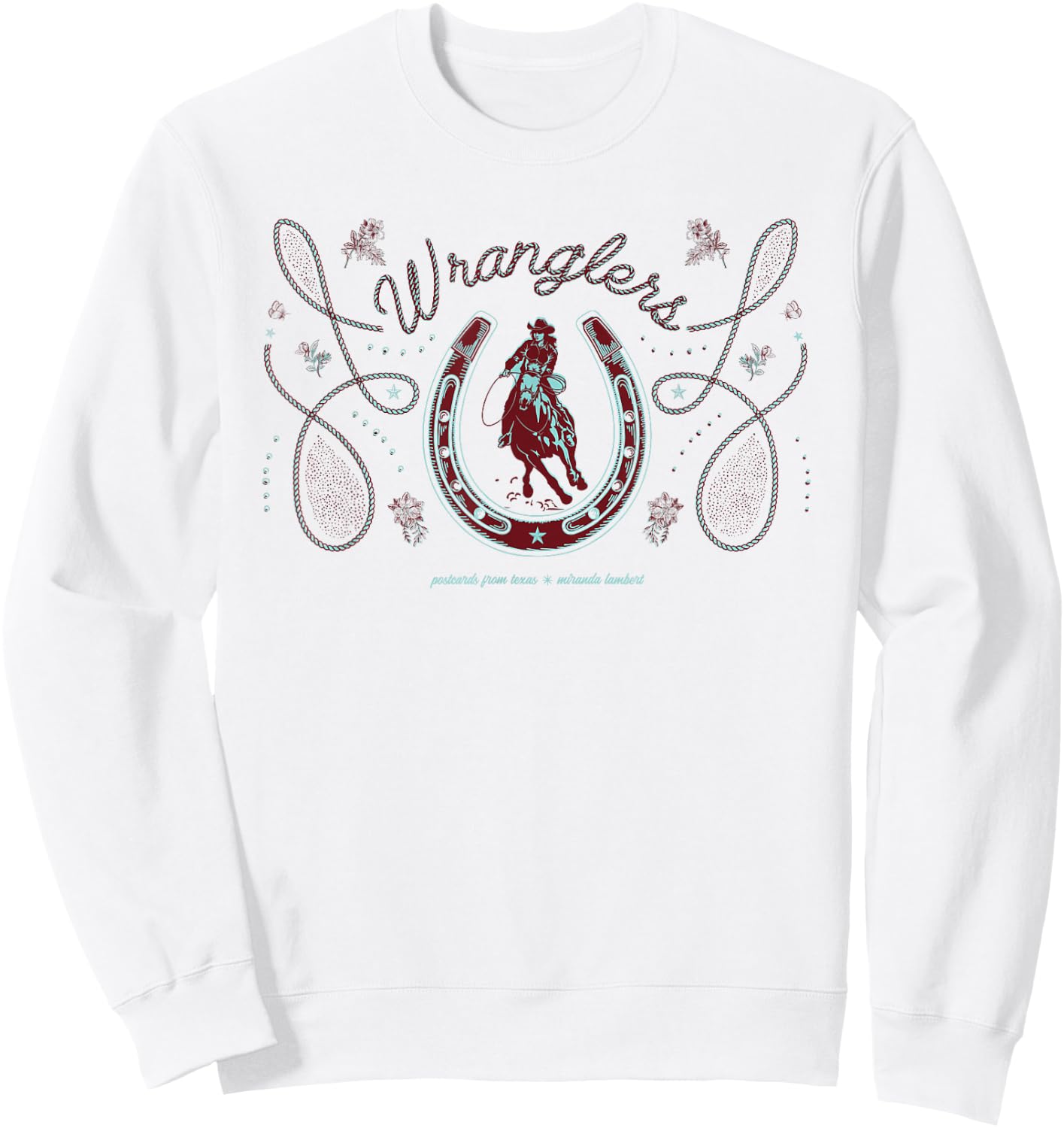 Miranda Lambert Wranglers Postcards From Texas Sweatshirt - Sweatshirt | White