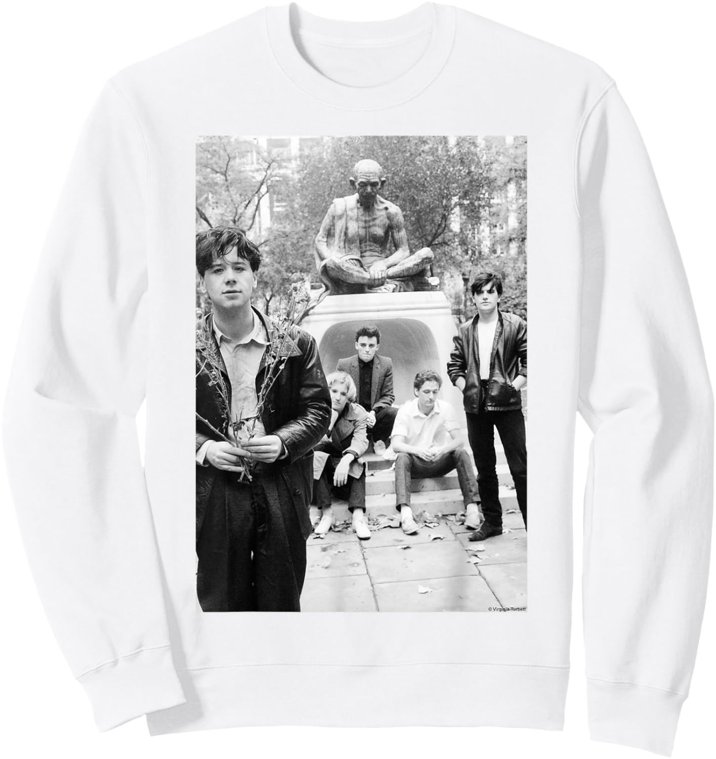 Simple Minds by Virginia Turbett Sweatshirt - Sweatshirt | White