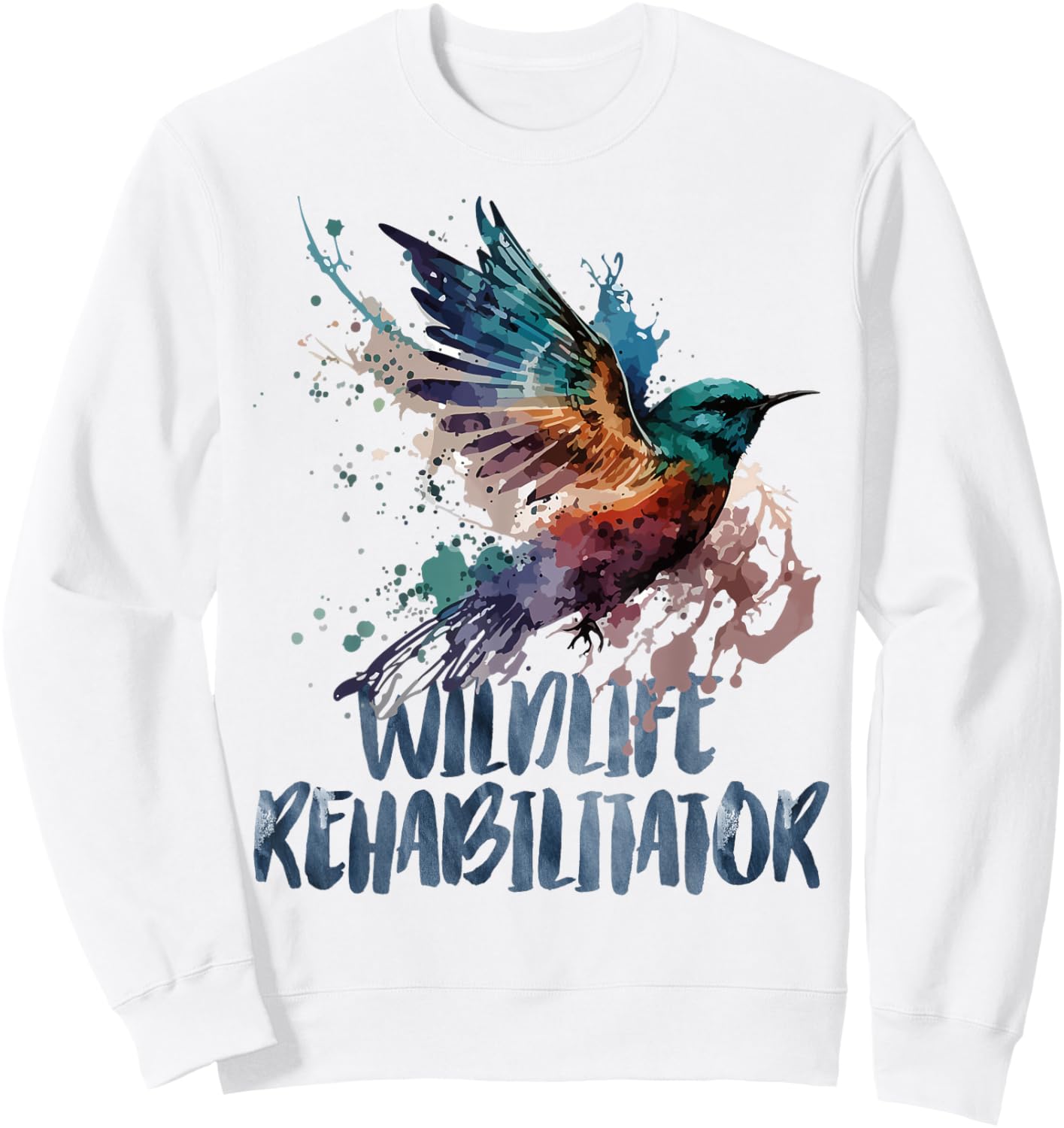 Wildlife Day Save Birds Protection Wildlife Rehabilitator Sweatshirt - Sweatshirt | White