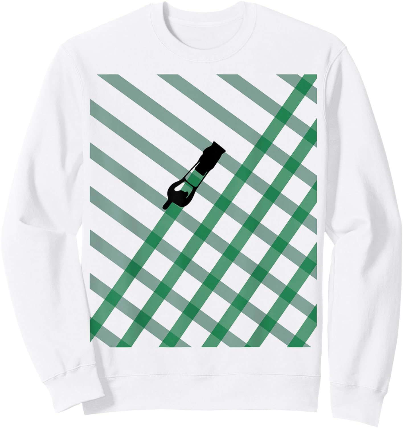 Lawn Striping Lawn Mowing Funny Dad Lawn Mower Sweatshirt - Sweatshirt | White
