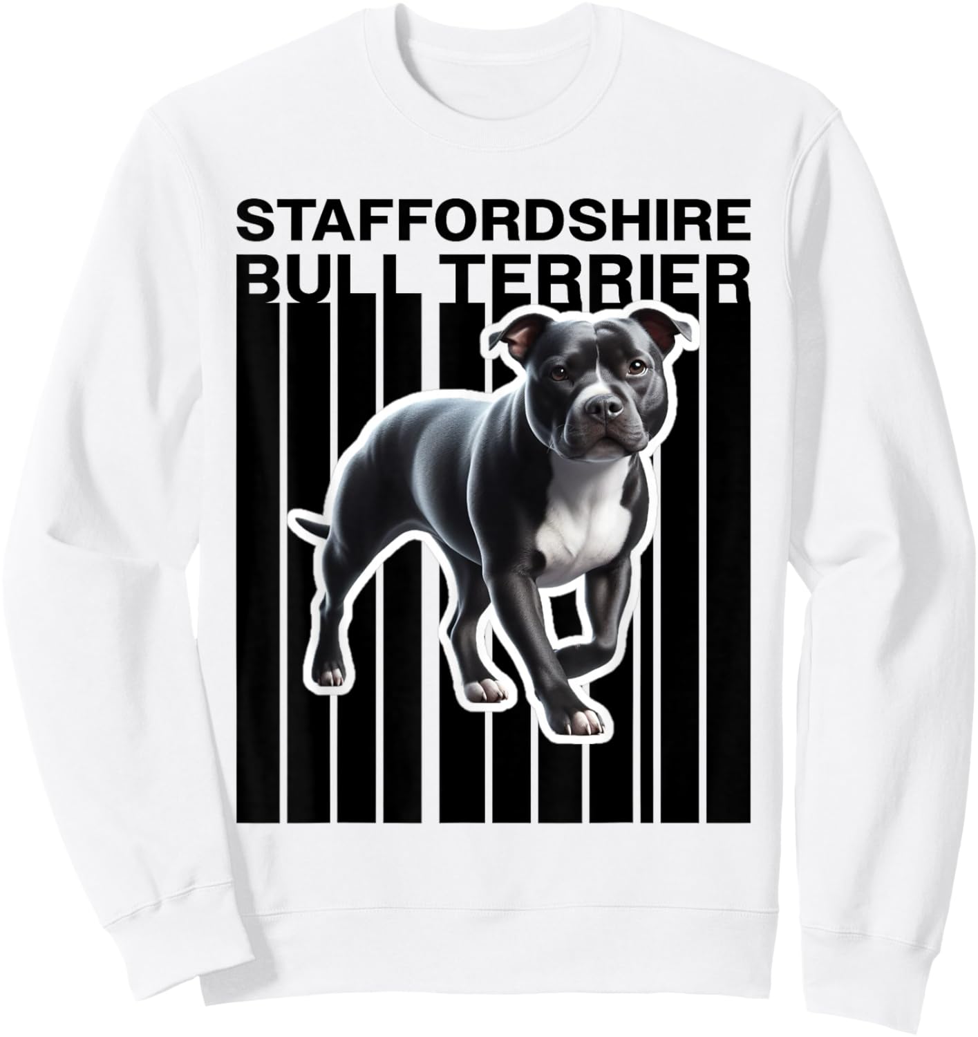 Staffordshire Bull Terrier dog lovers Sweatshirt - Sweatshirt | White