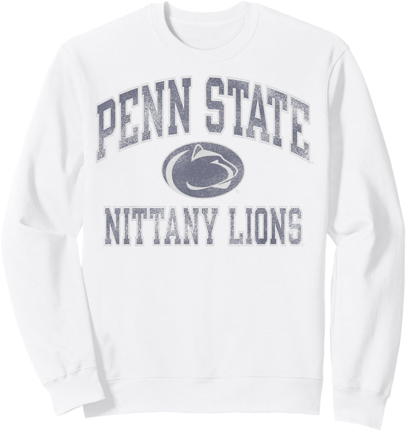 Penn State Nittany Lions Vintage Worn Gray Sweatshirt - Sweatshirt | White