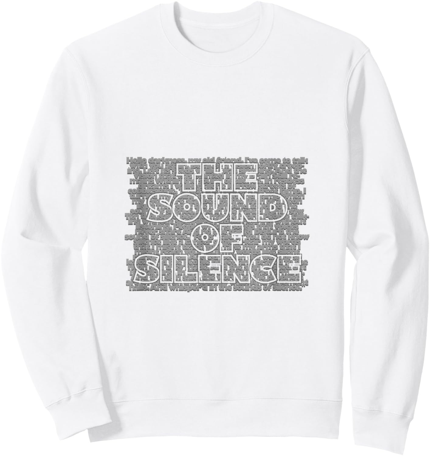 Simon & Garfunkel - Sound Of Silence Sweatshirt - Sweatshirt | White