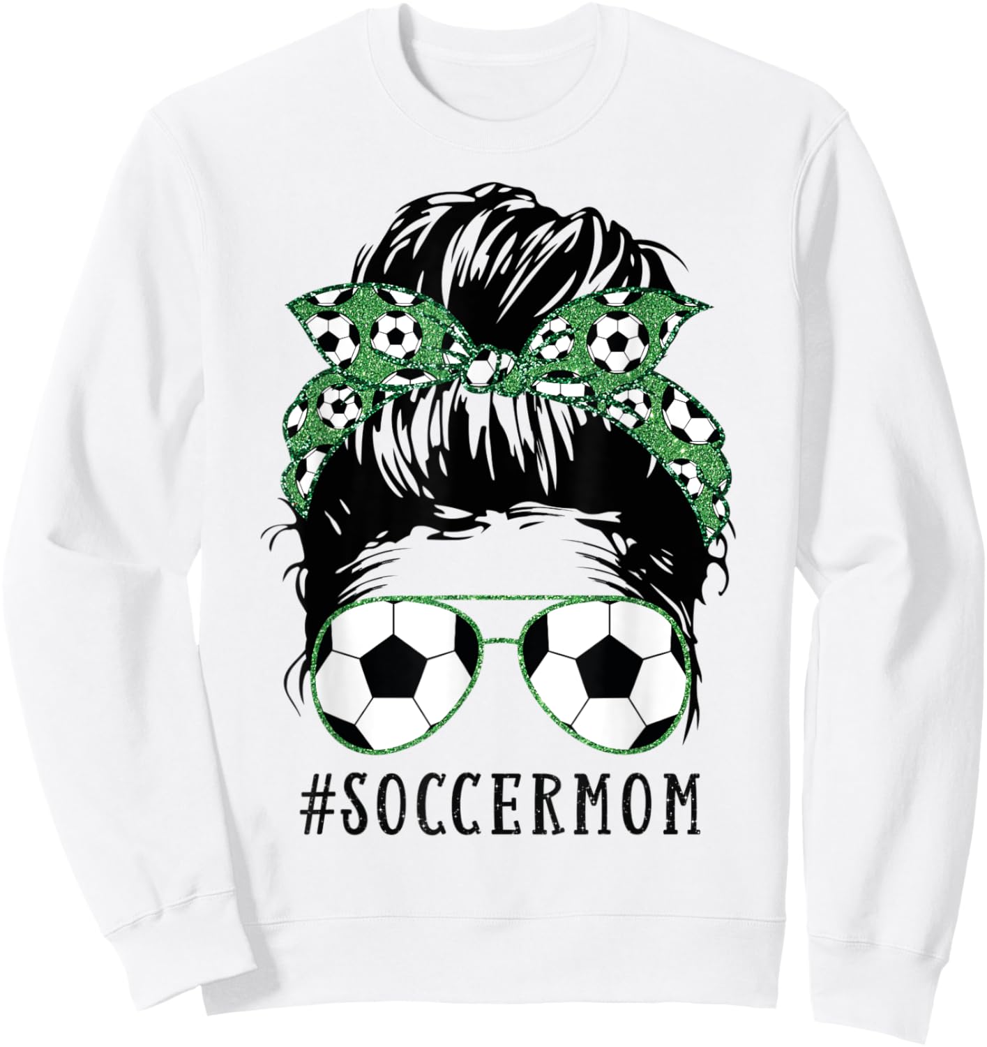 Soccer Mom Shirt Fußball-Mama-Shirts für Frauen, Geschenke für Mütter , Weiß, Klein Sweatshirt - Sweatshirt | White