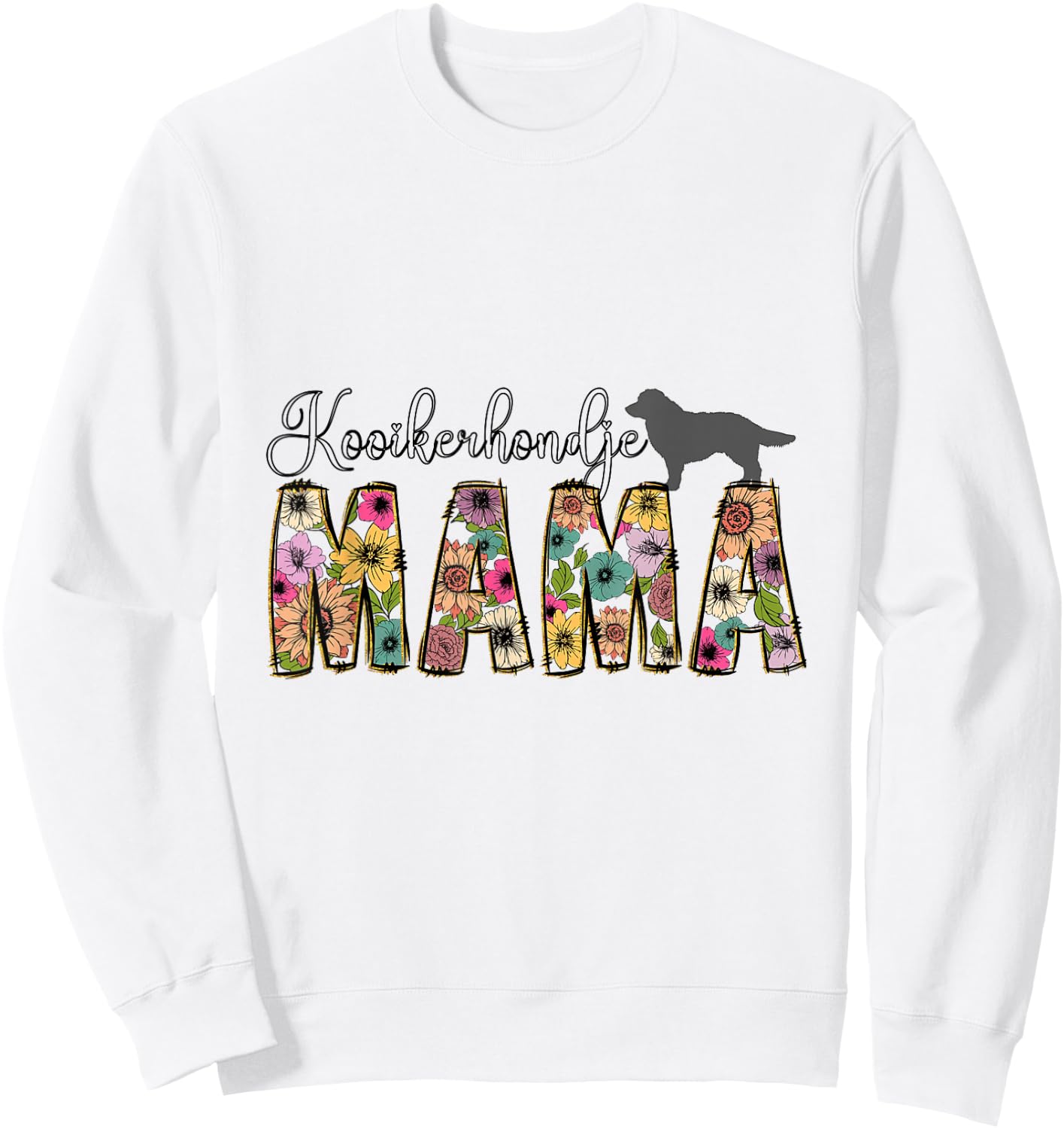 Kooikerhondje Dog Sweatshirt - Sweatshirt | White