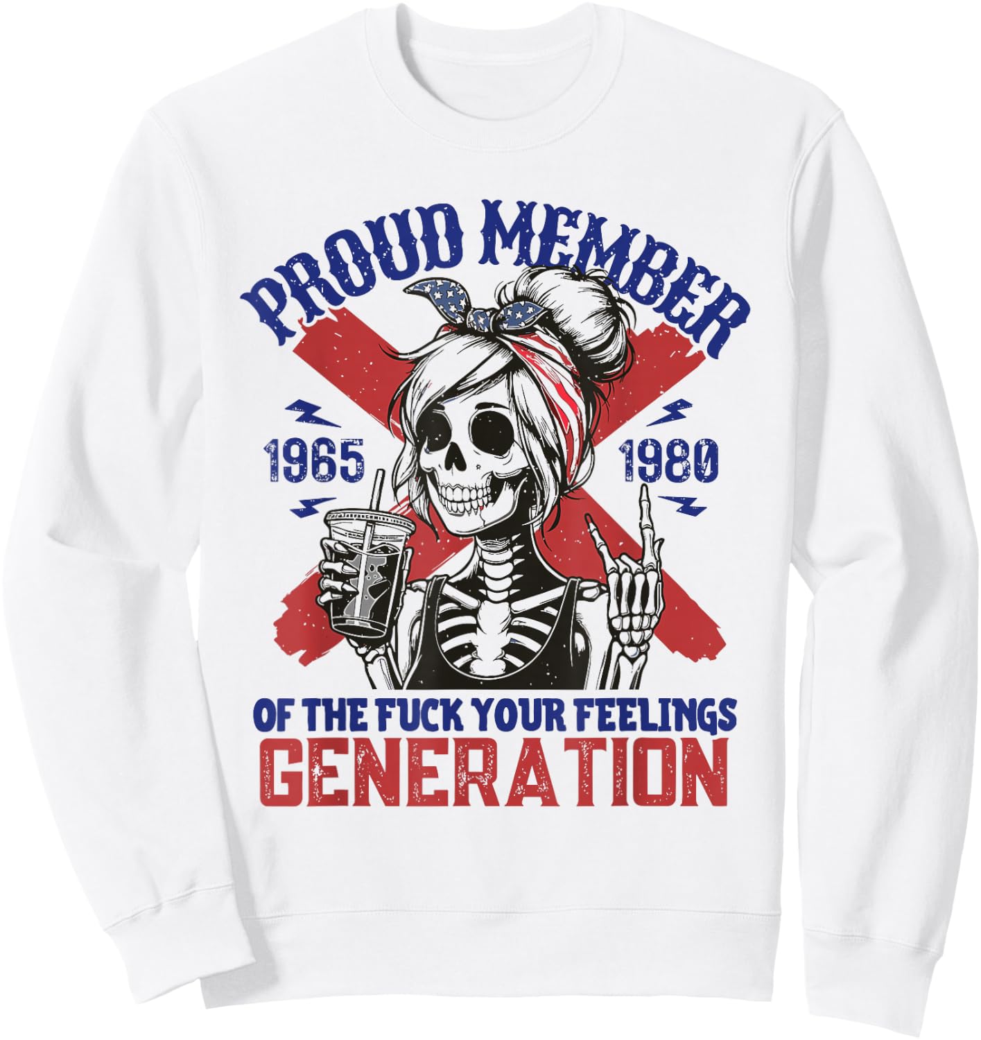 Skeleton Sweatshirt - Sweatshirt | White