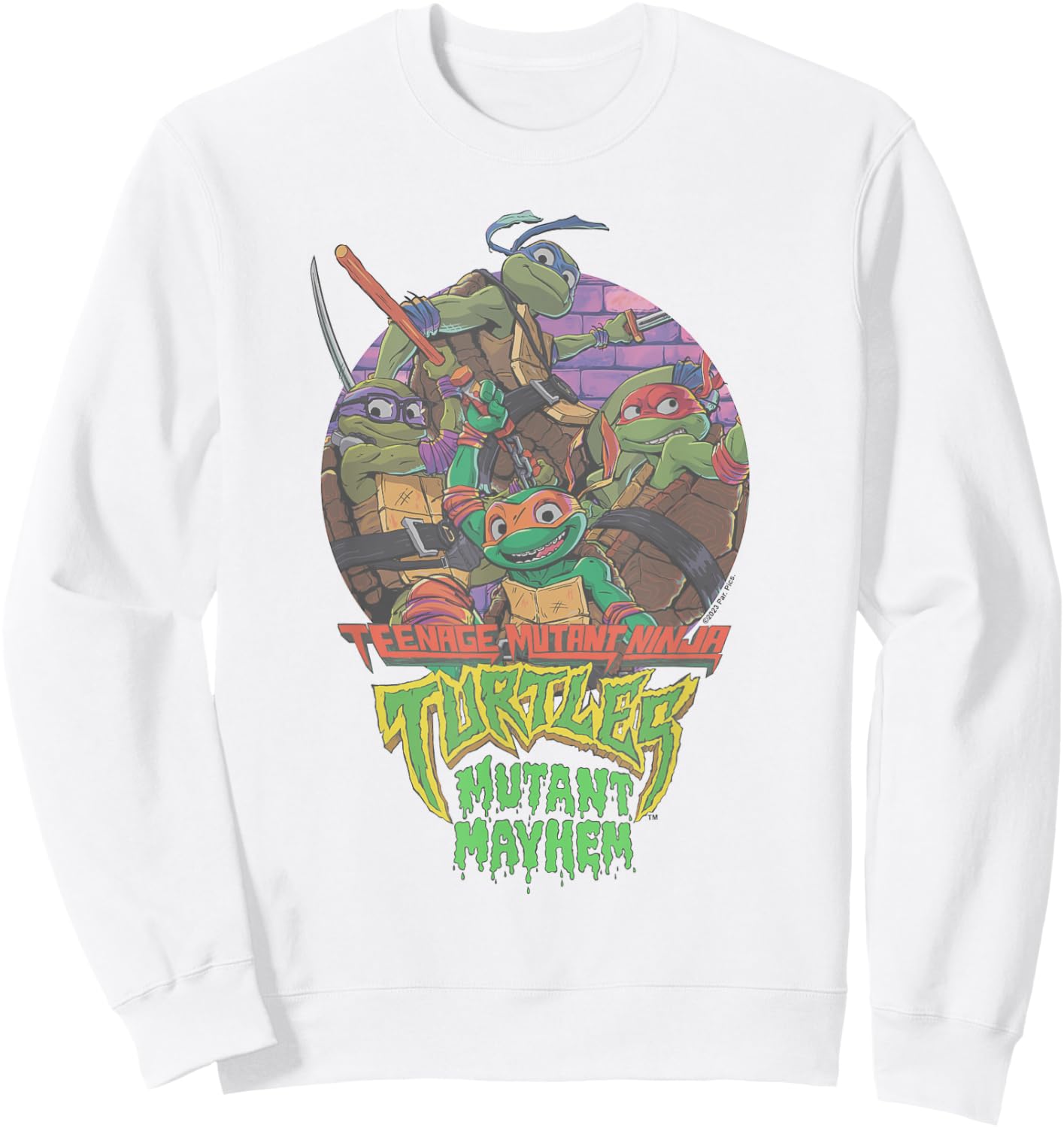 Teenage Mutant Ninja Turtles: Mutant Mayhem Squad Sweatshirt - Sweatshirt | White