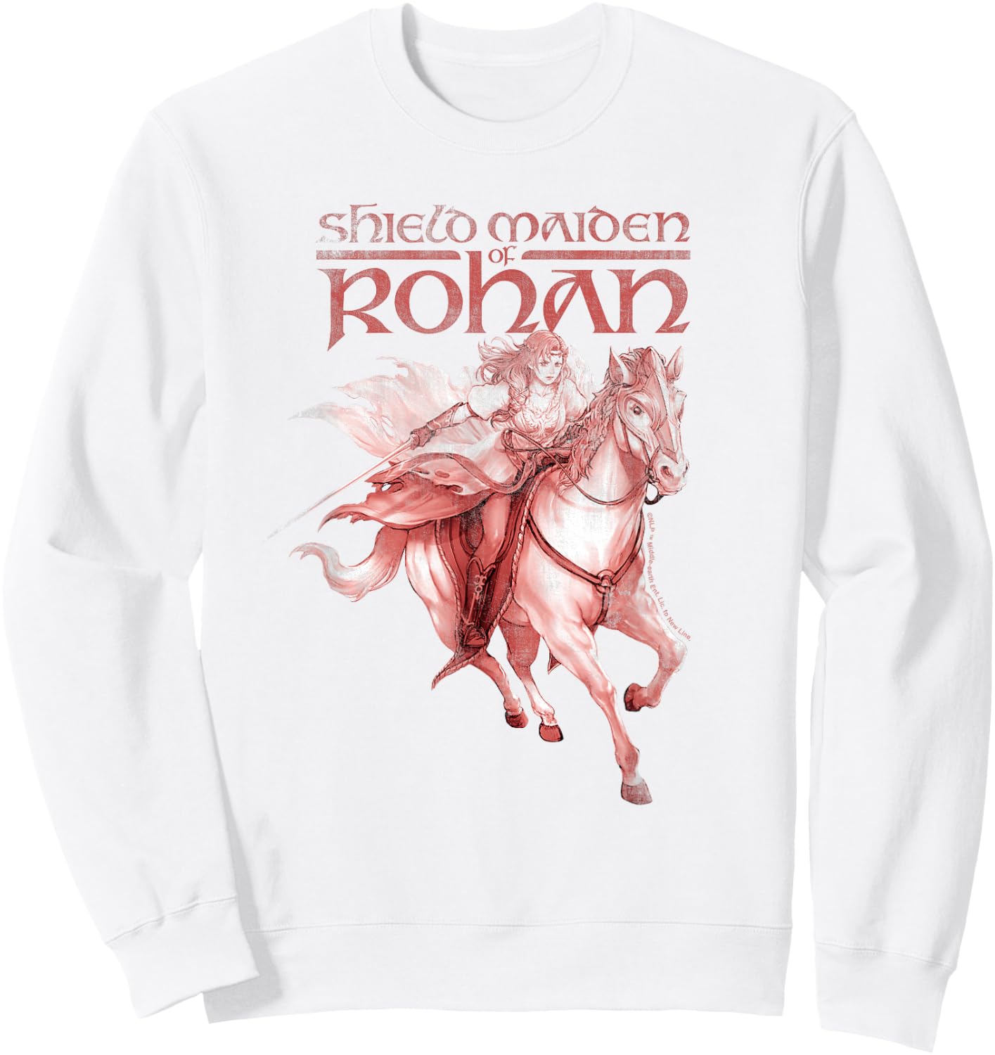 HERA SHIELDMAIDEN OF ROHAN Maiden Horse Run Sweatshirt - Sweatshirt | White
