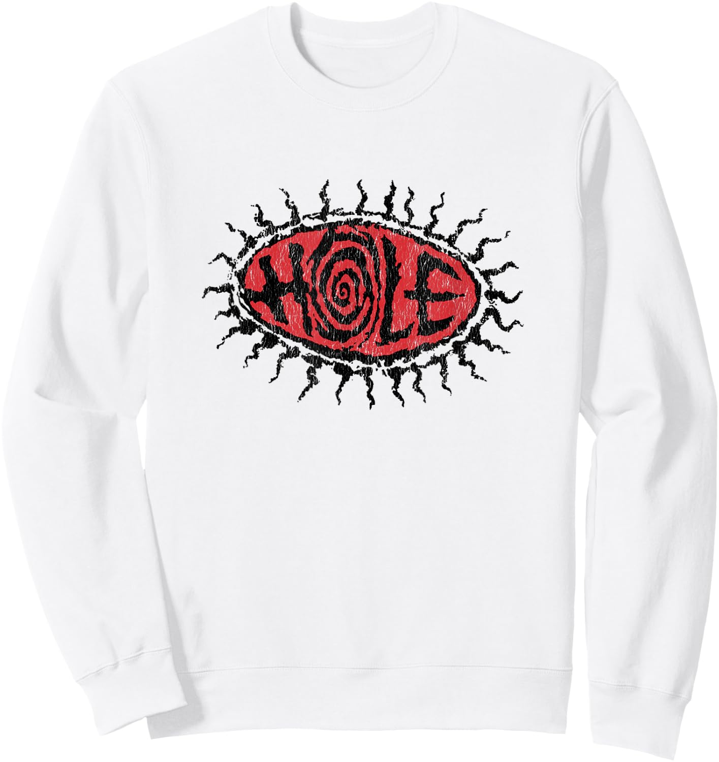 Hole - Eye Ball Sweatshirt - Sweatshirt | White