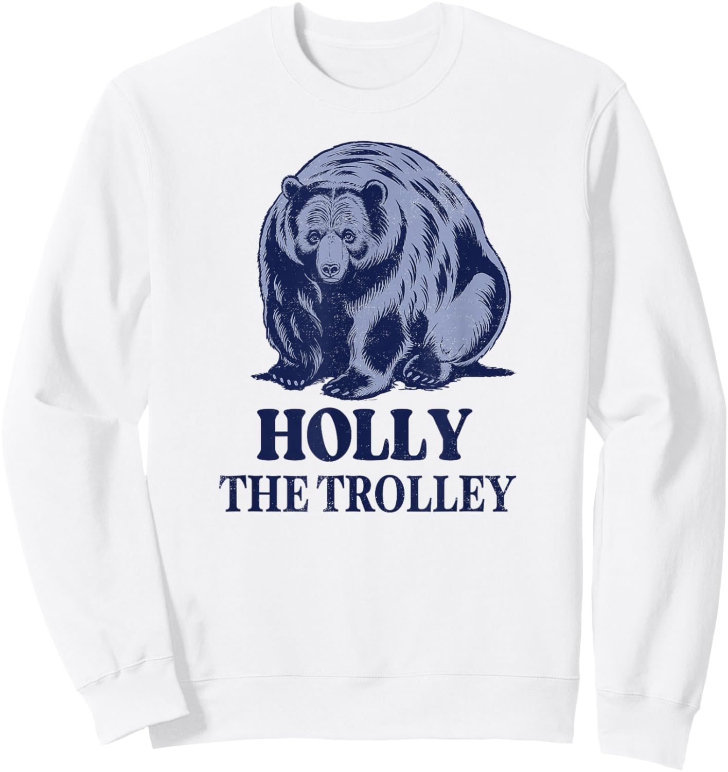 Alaska Wild Animals Nature of Fat Wild Bear Week Holly Sweatshirt - Sweatshirt | White