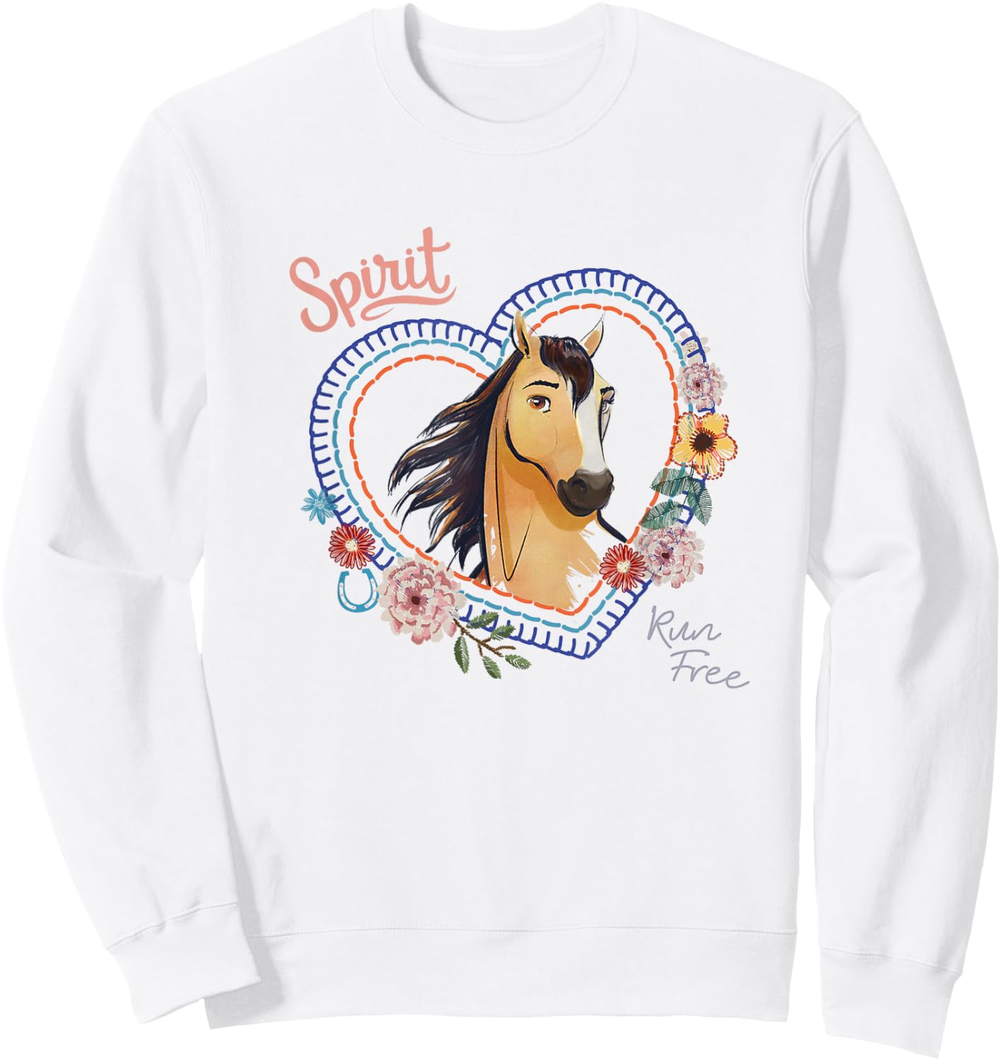 DreamWorks Spirit Riding Free Dreams Sweatshirt - Sweatshirt | White