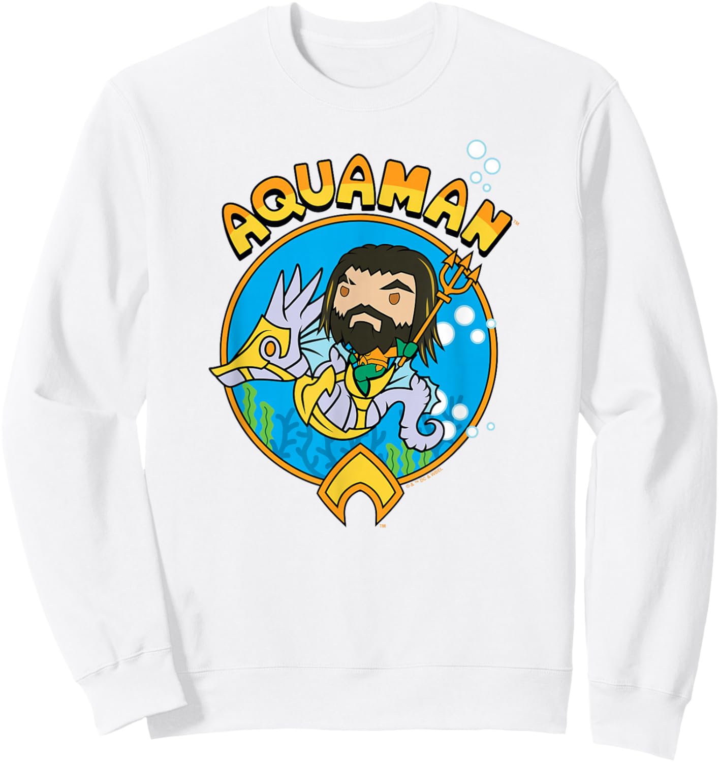 Aquaman and the Lost Kingdom Chibi Aquaman Sweatshirt - Sweatshirt | White