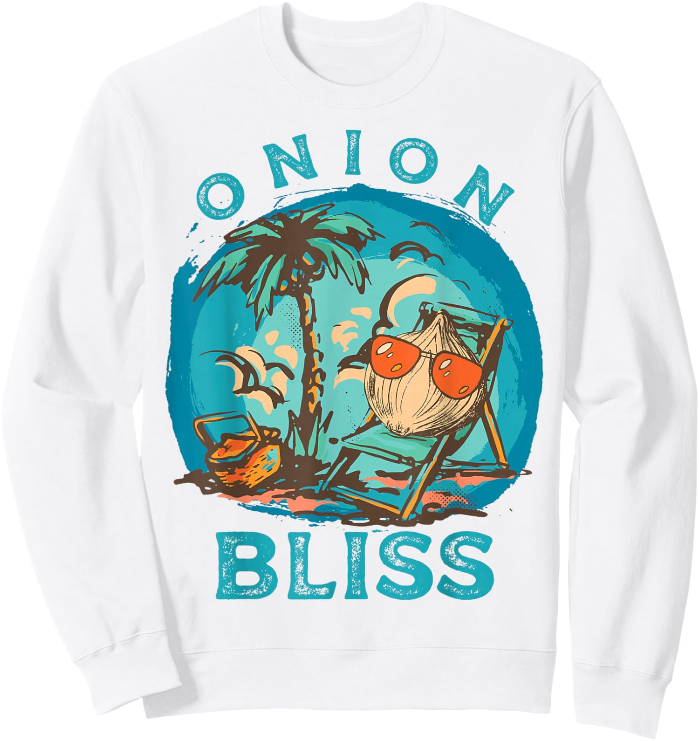 Onion Bliss Caramelized Onion Homesteading Cook Chef Vegan Sweatshirt - Sweatshirt | White