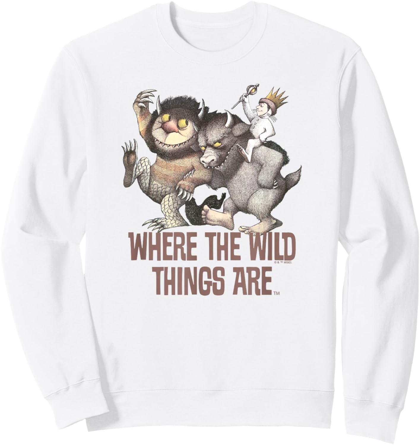 Where the Wild Things Are Max and Wild Thing Sweatshirt - Sweatshirt | White
