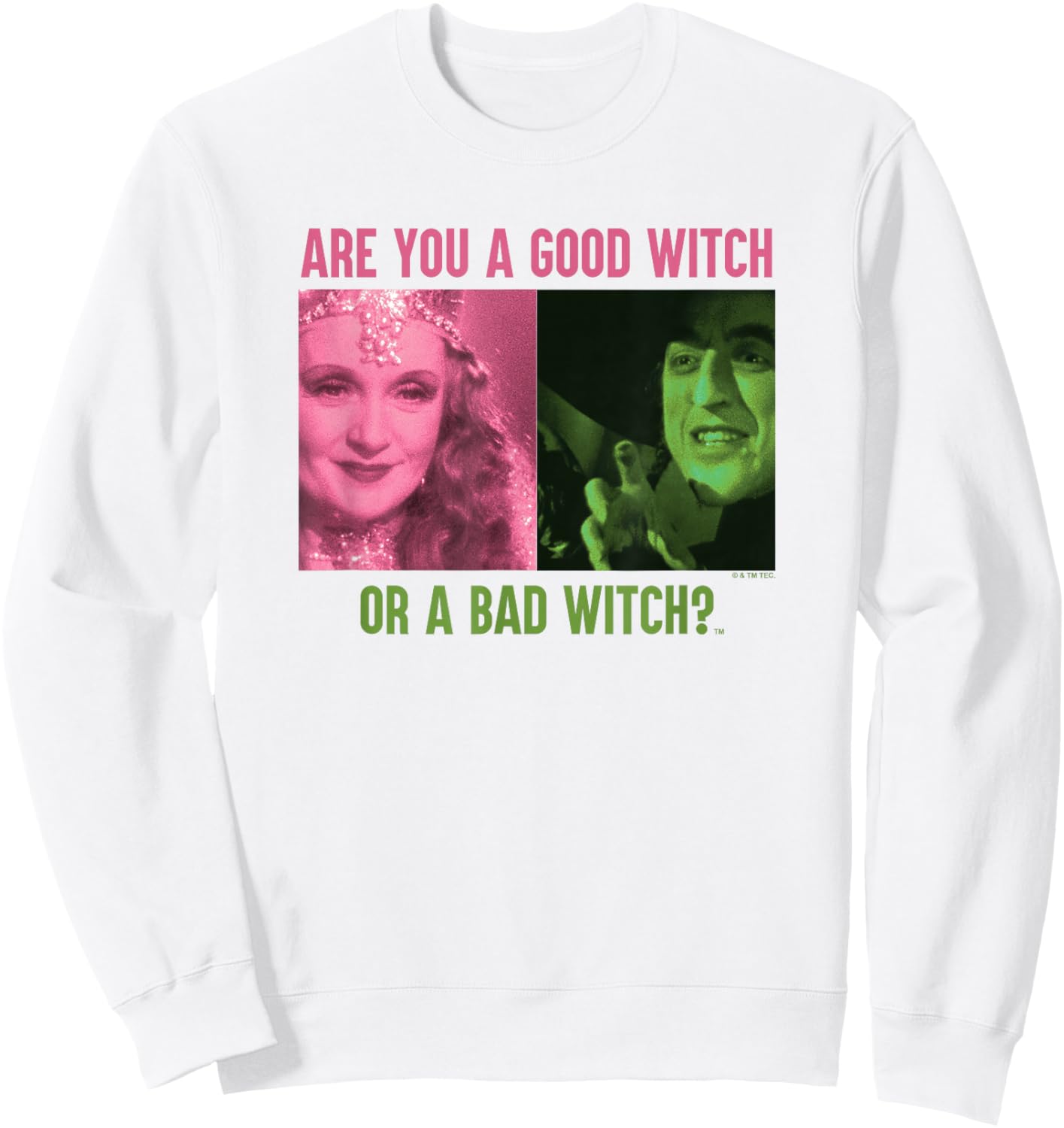 The Wizard of Oz Good Witch or Bad Witch Sweatshirt - Sweatshirt | White