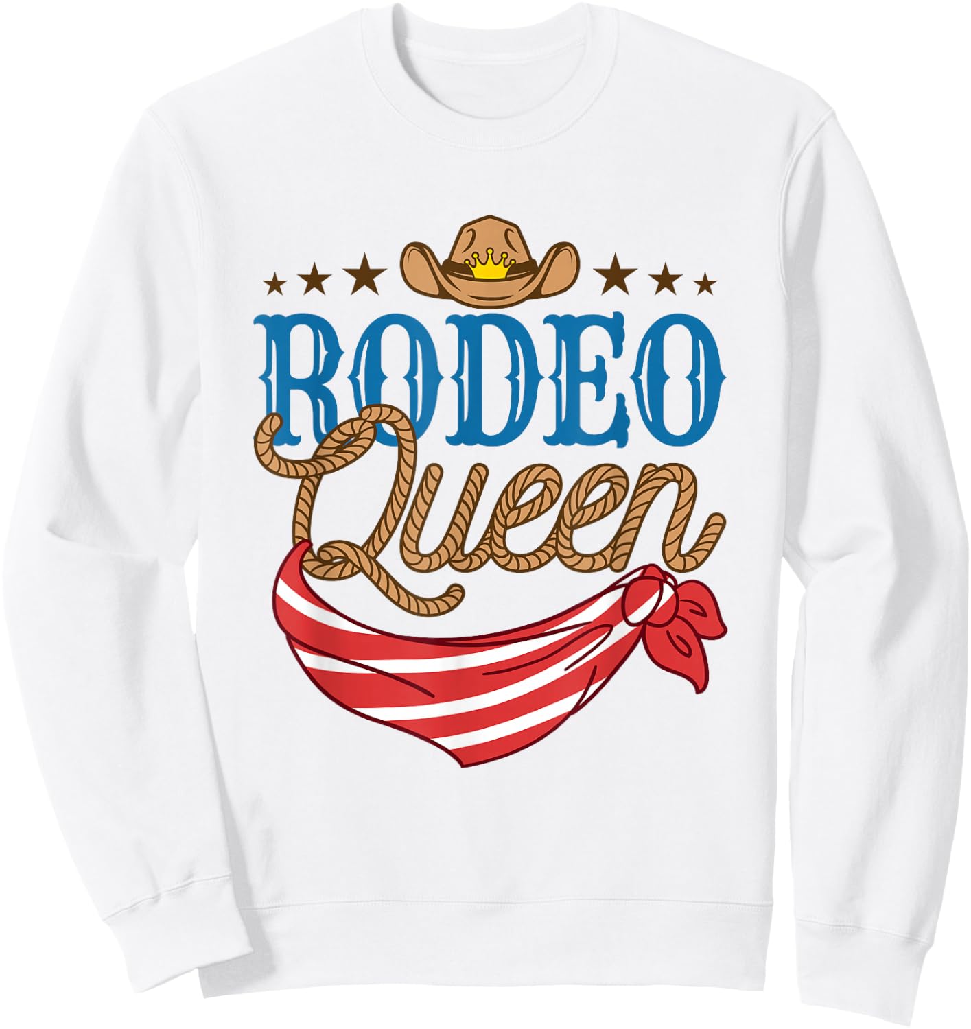 Rodeo Queen Sweatshirt - Sweatshirt | White