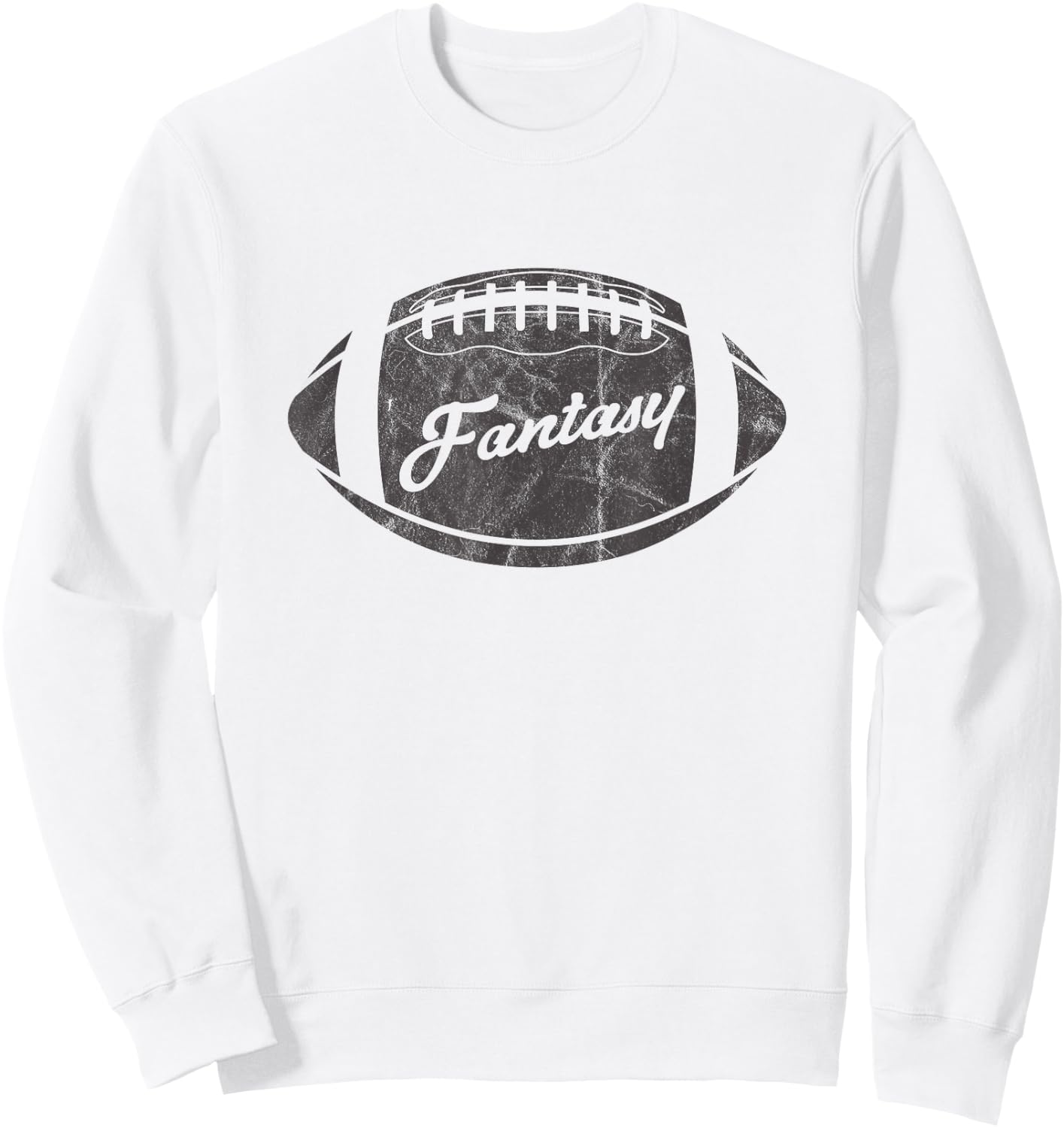 Vintage Fantasy Football Party Design Dress Trophy Sweatshirt - Sweatshirt | White