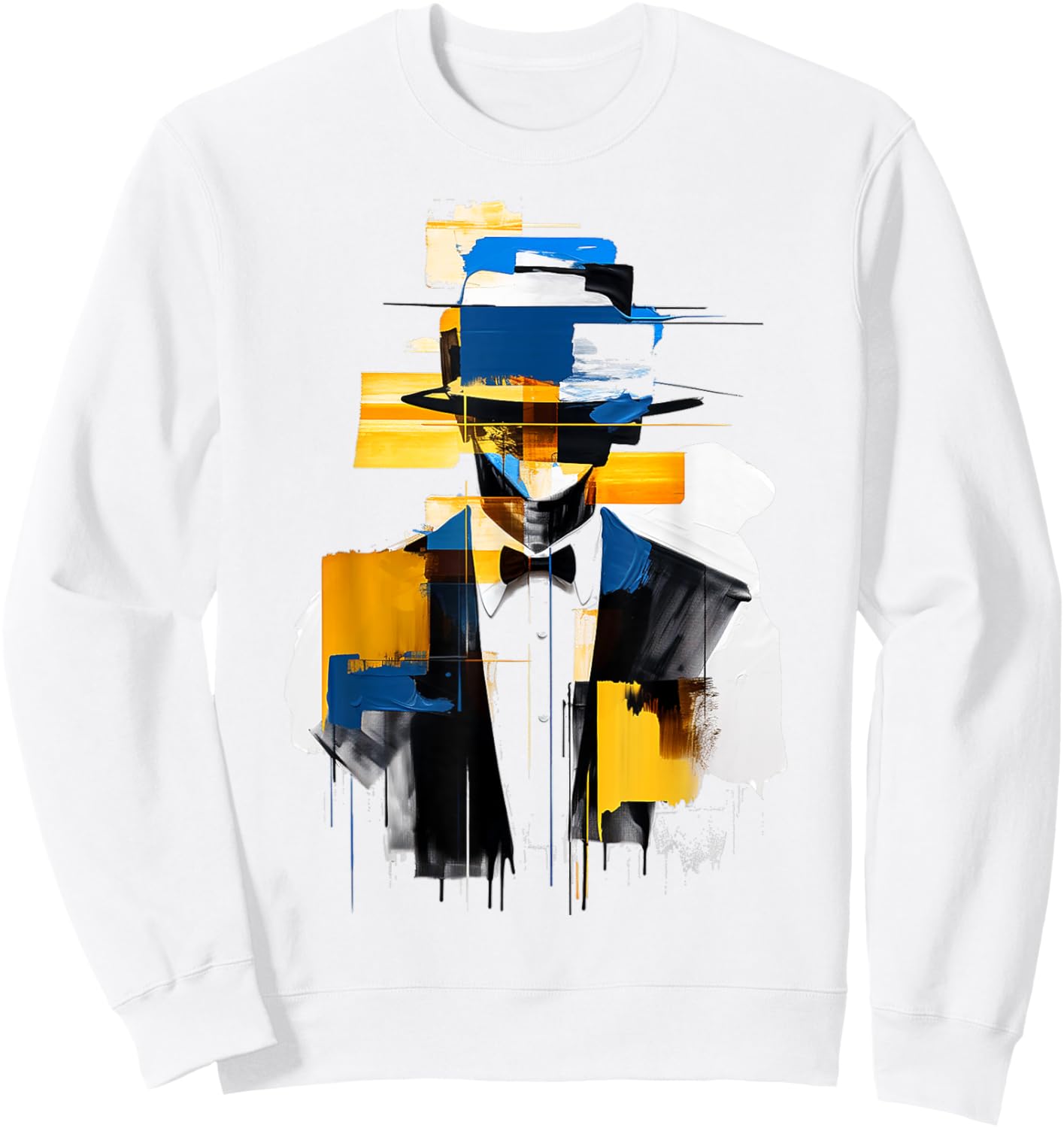 Men Drawing Art Human Lover Painting Graphic Men Sweatshirt - Sweatshirt | White
