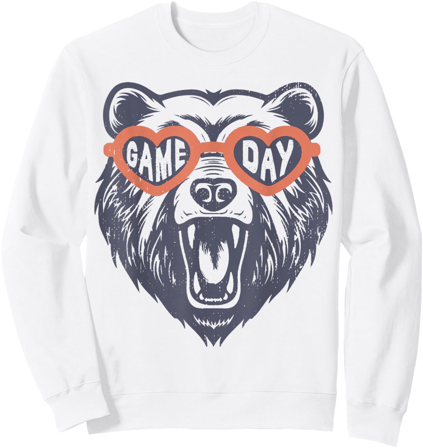 Game Day Bear Sweatshirt - Sweatshirt | White