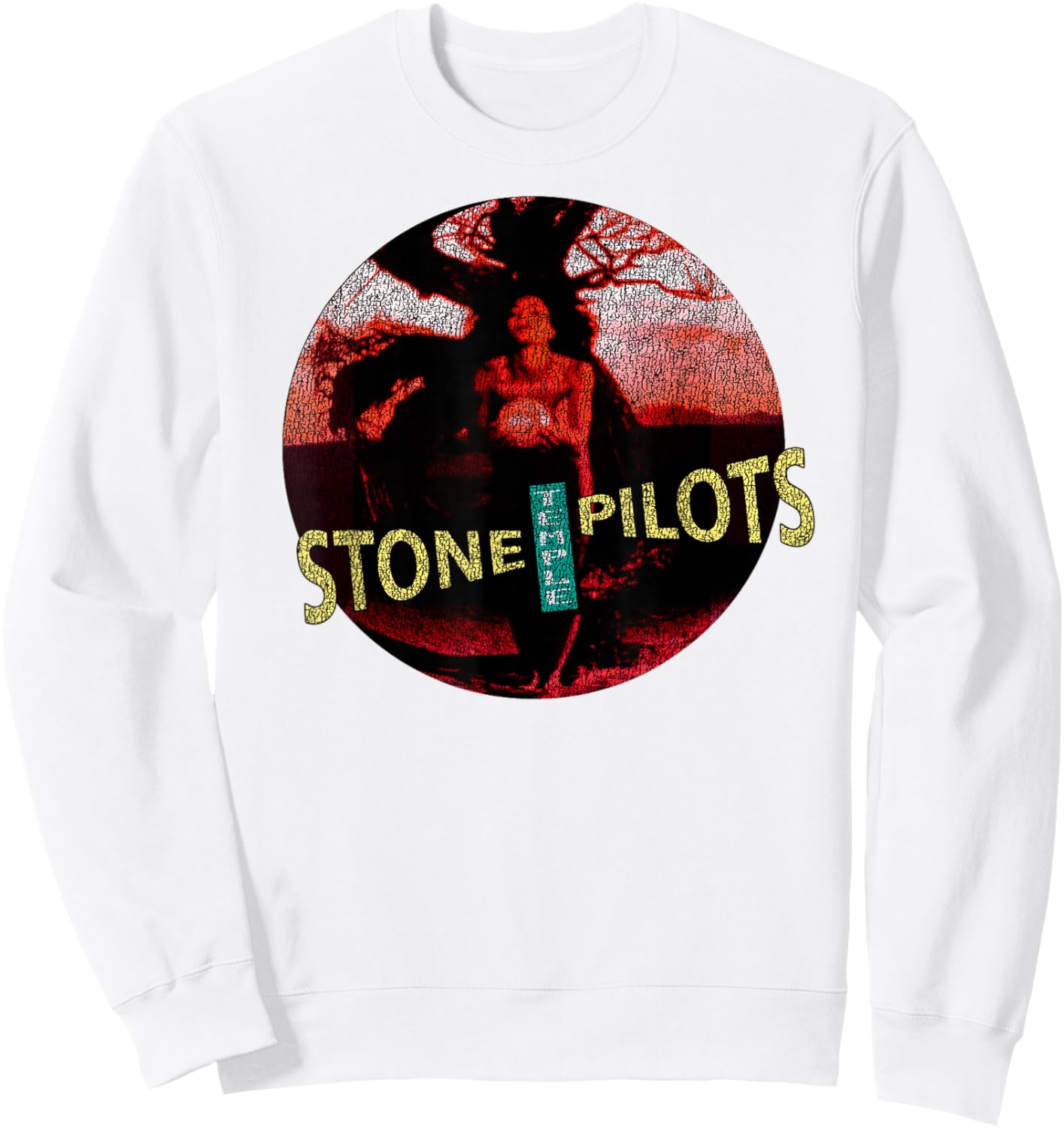 Stone Temple Pilots – Core Circle on Silver Sweatshirt - Sweatshirt | White