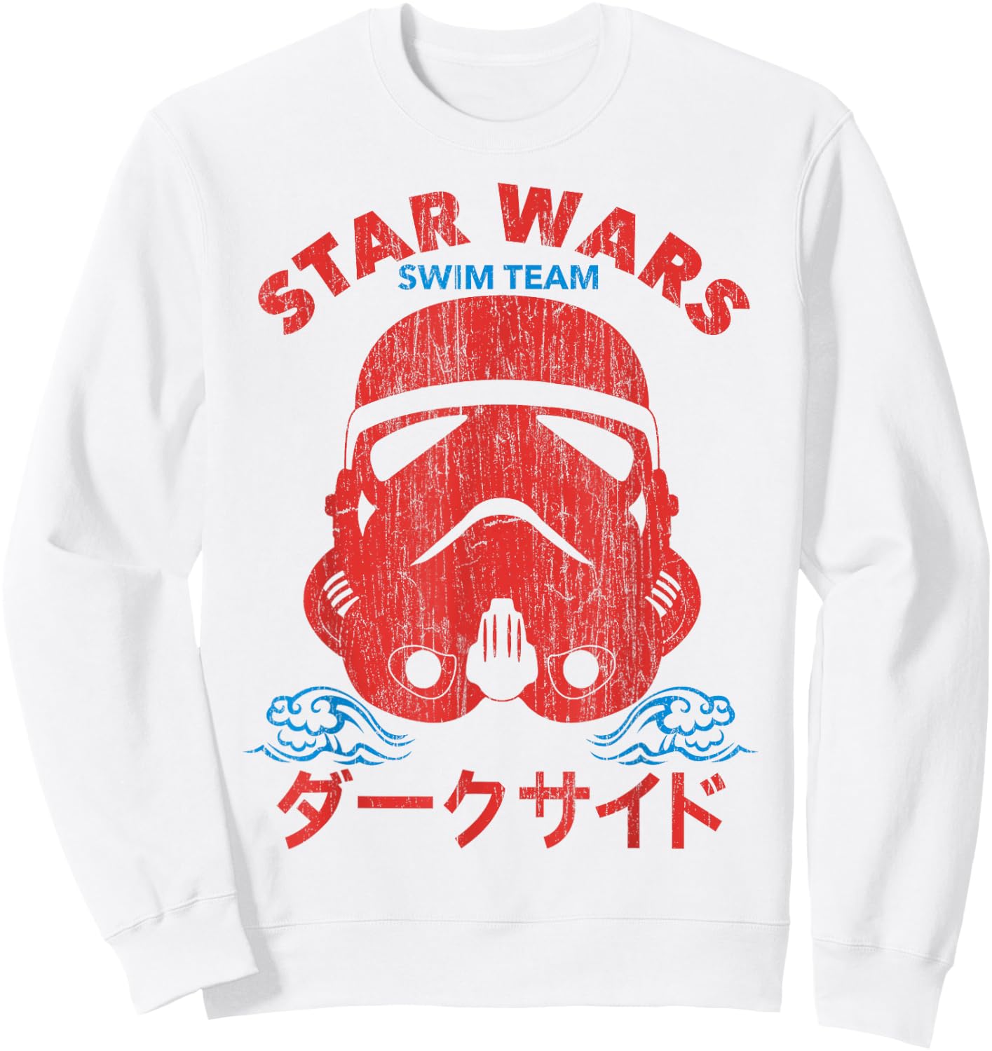 Star Wars Swim Team Stormtrooper Helmet Sweatshirt - Sweatshirt | White