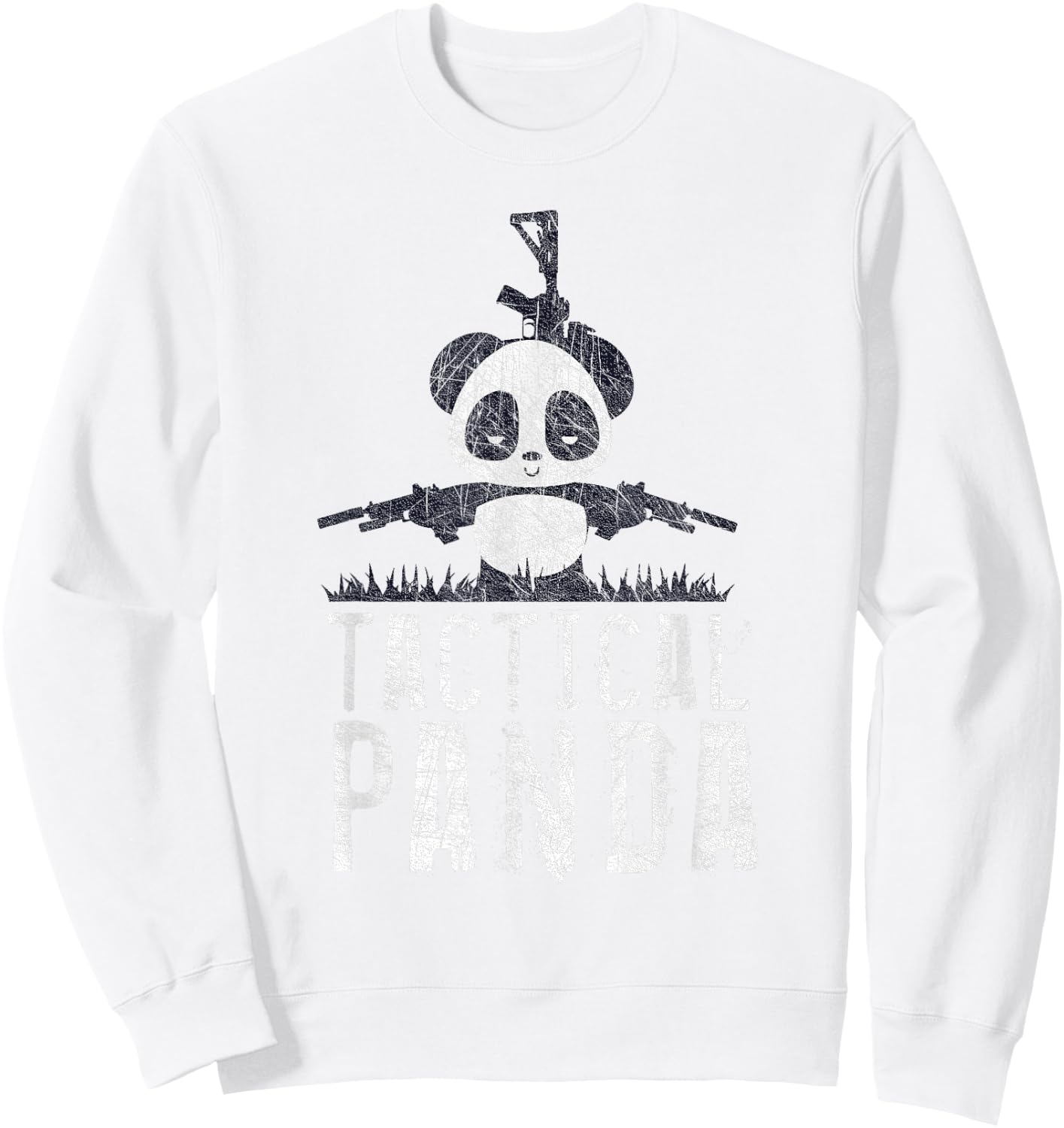 Panda , Battle Panda Bear, Gift Sweatshirt - Sweatshirt | White