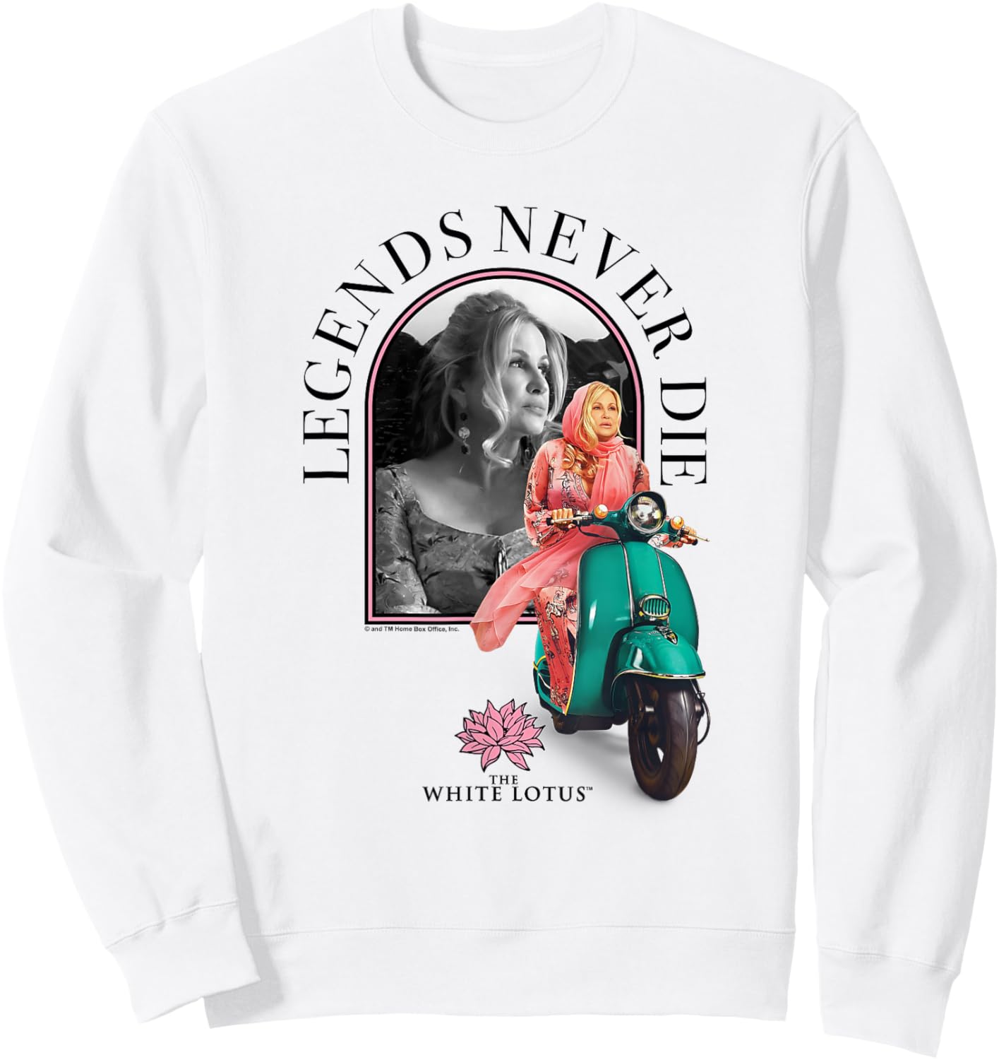 The White Lotus HBO Original Series Legends Never Die Sweatshirt - Sweatshirt | White