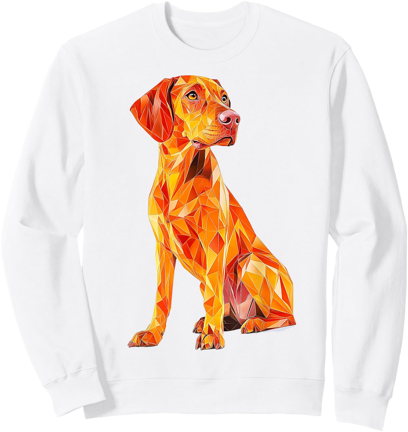 Hungarian Vizsla Dog Graphic Pet Hungarian Vizsla Sweatshirt - Sweatshirt | White