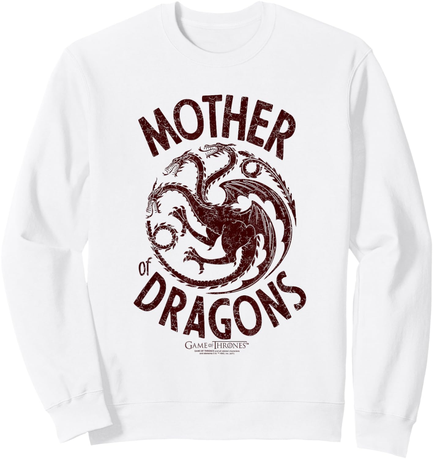 Game of Thrones Mother of Dragons Sweatshirt - Sweatshirt | White