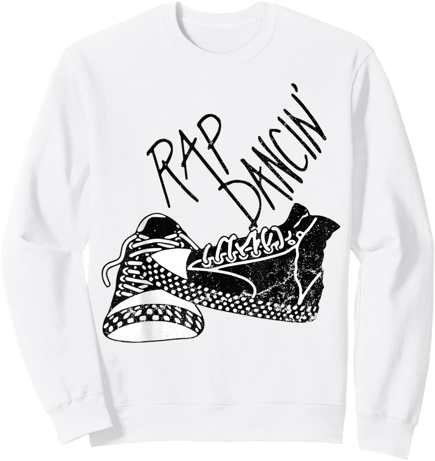 Rap Dancin Shirt Sweatshirt - Sweatshirt | White
