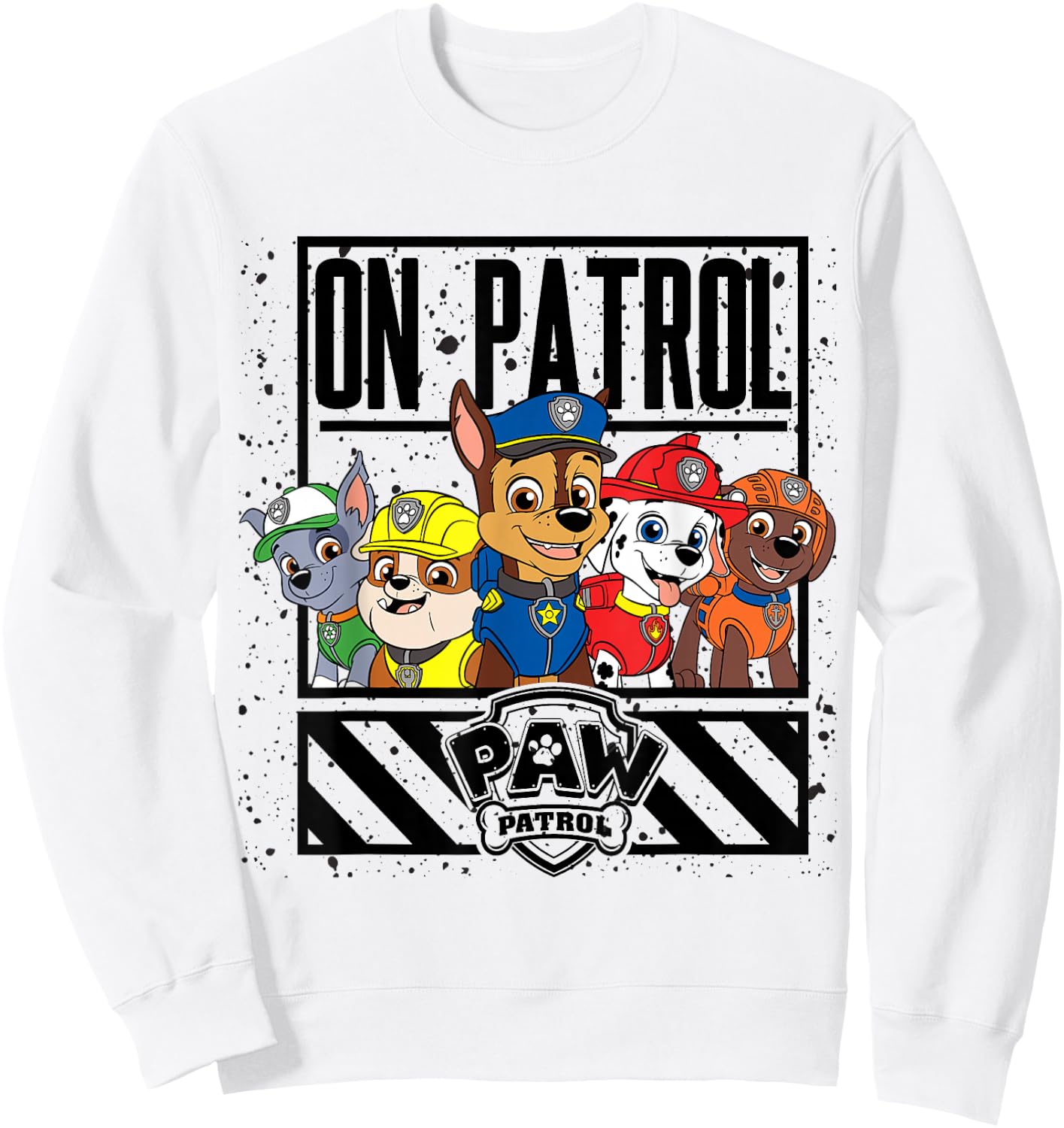 Paw Patrol Group On Patrol Sweatshirt - Sweatshirt | White
