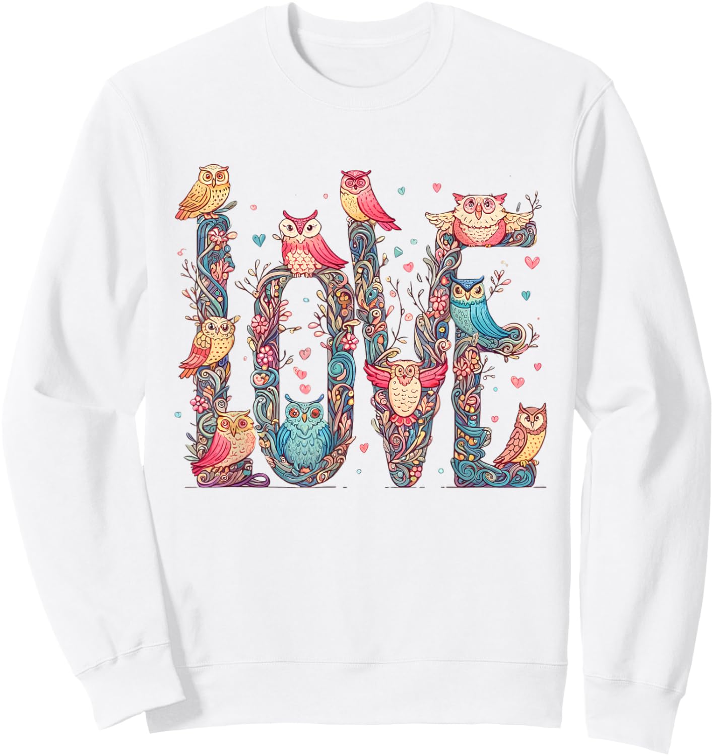 Owl Shirt Women Nocturnal Bird Wildlife Owls Owl Love Sweatshirt - Sweatshirt | White