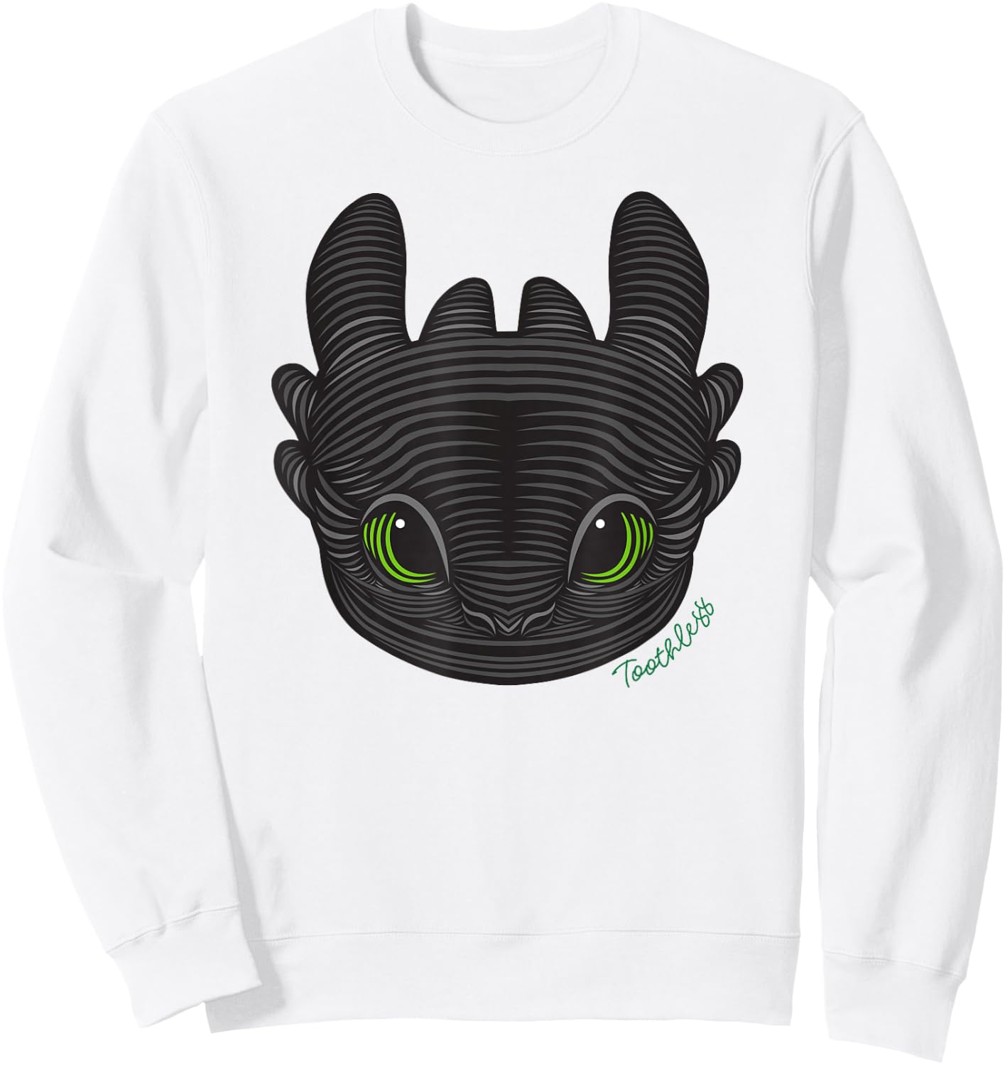 How to Train Your Dragon 3 Hidden World Toothless Sweatshirt - Sweatshirt | White