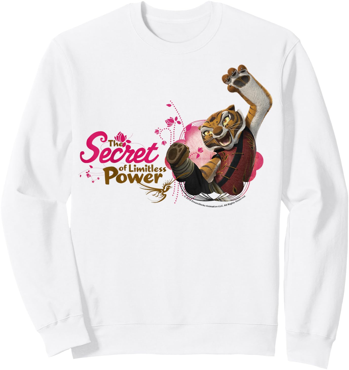 Kung Fu Panda Tigress The Secret Of Limitless Power Sweatshirt - Sweatshirt | White