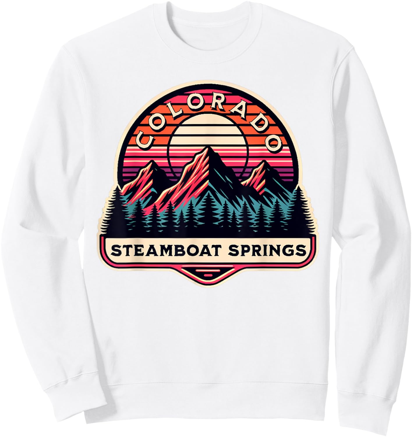 Steamboat Springs Sweatshirt - Sweatshirt | White
