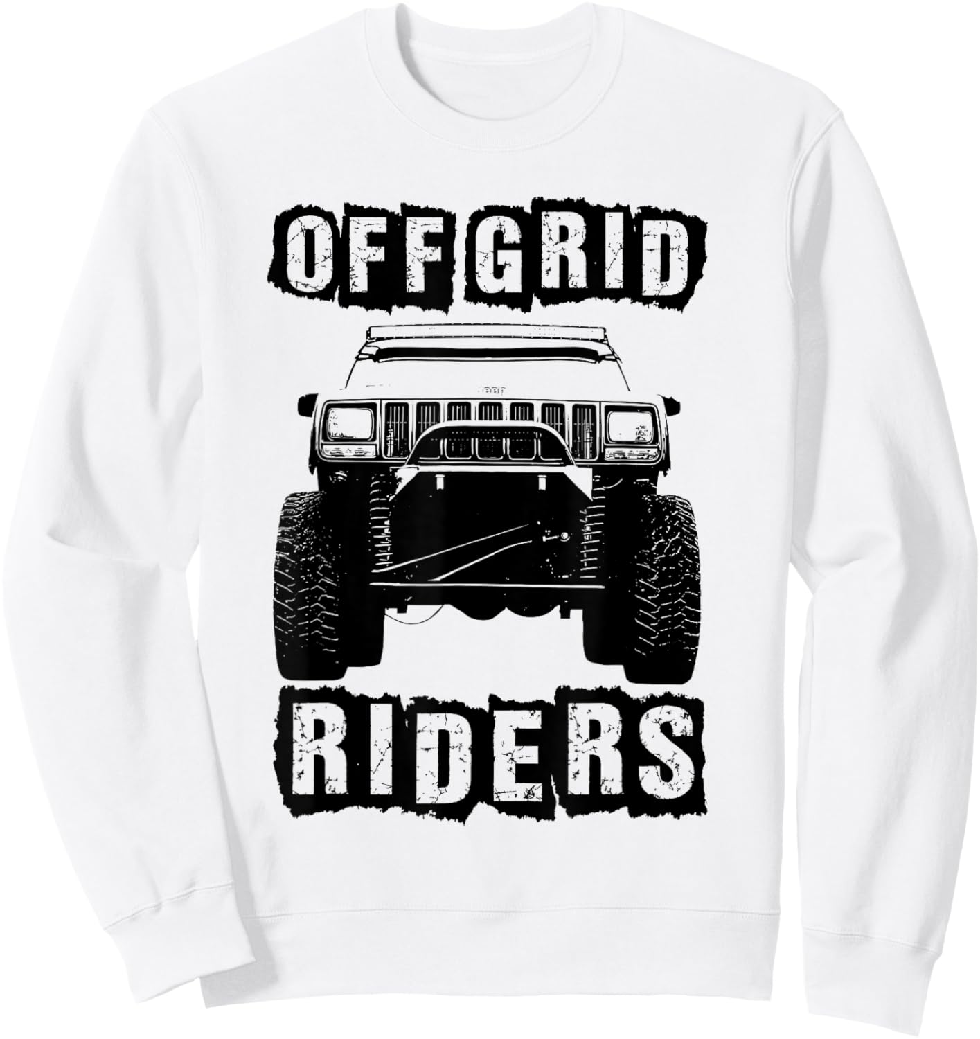 Off road rock crawling XJ Sweatshirt - Sweatshirt | White