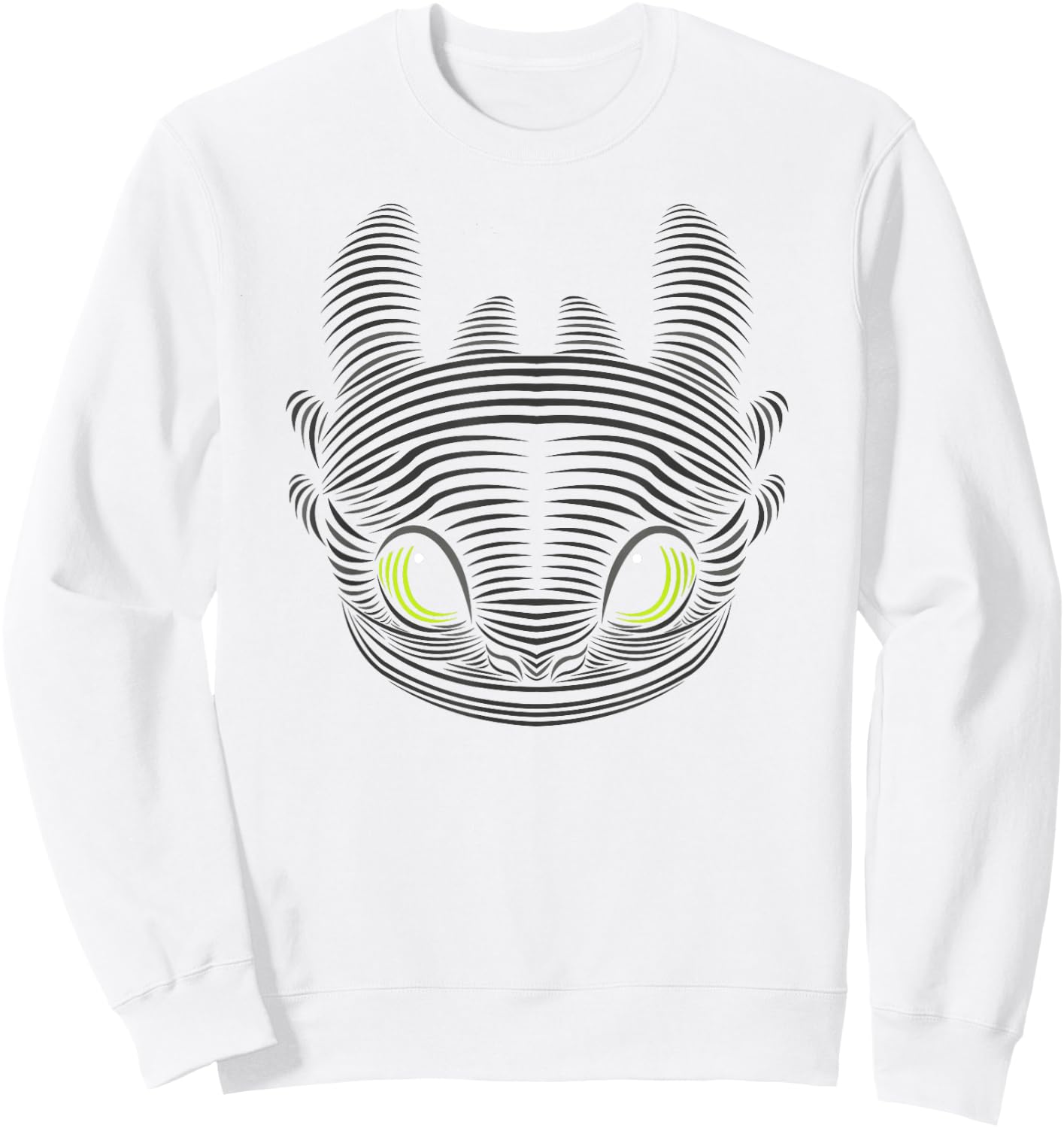 How to Train Your Dragon 3 Hidden World HD Toothless Sweatshirt - Sweatshirt | White