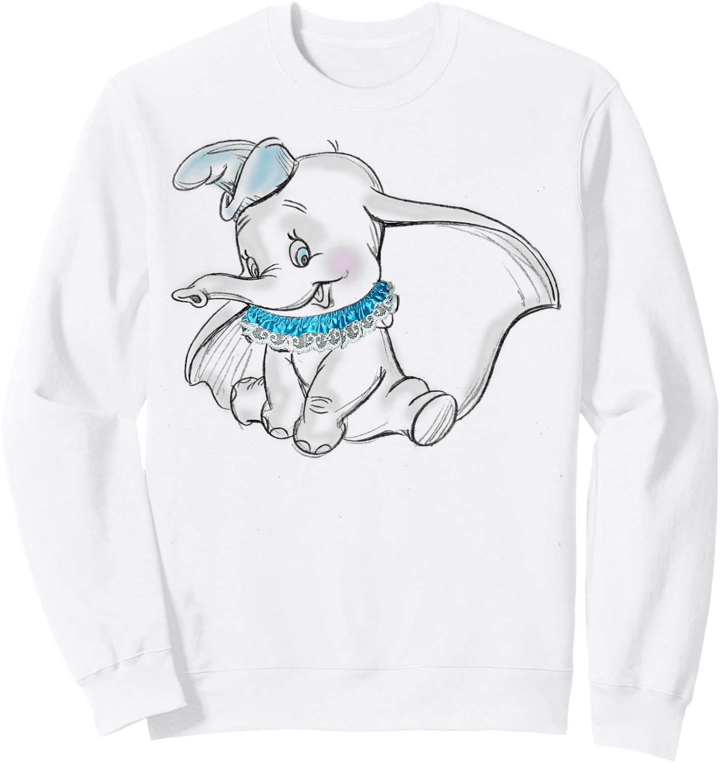 Dumbo - Sitting Dumbo Sweatshirt - Sweatshirt | White