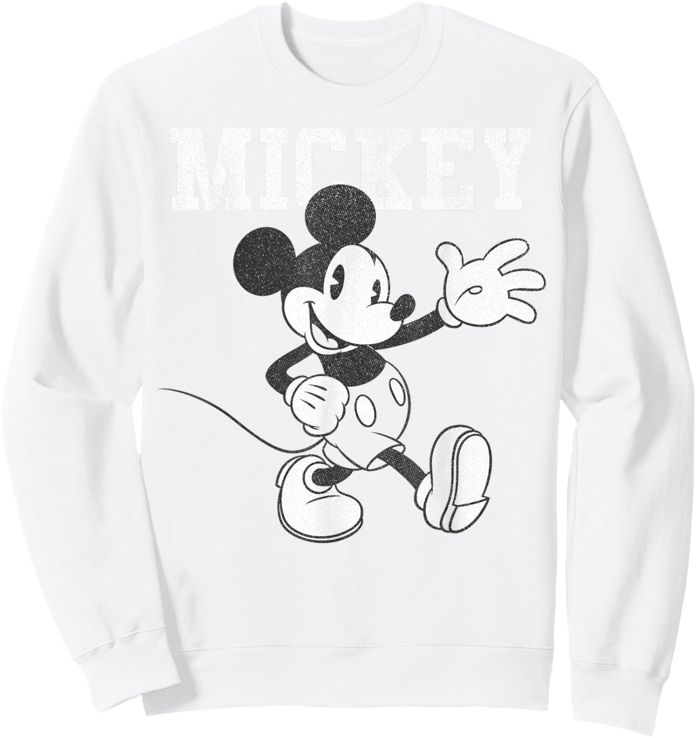 Disney Mickey And Friends Mickey Classic Red Short , Red, S Sweatshirt - Sweatshirt | White