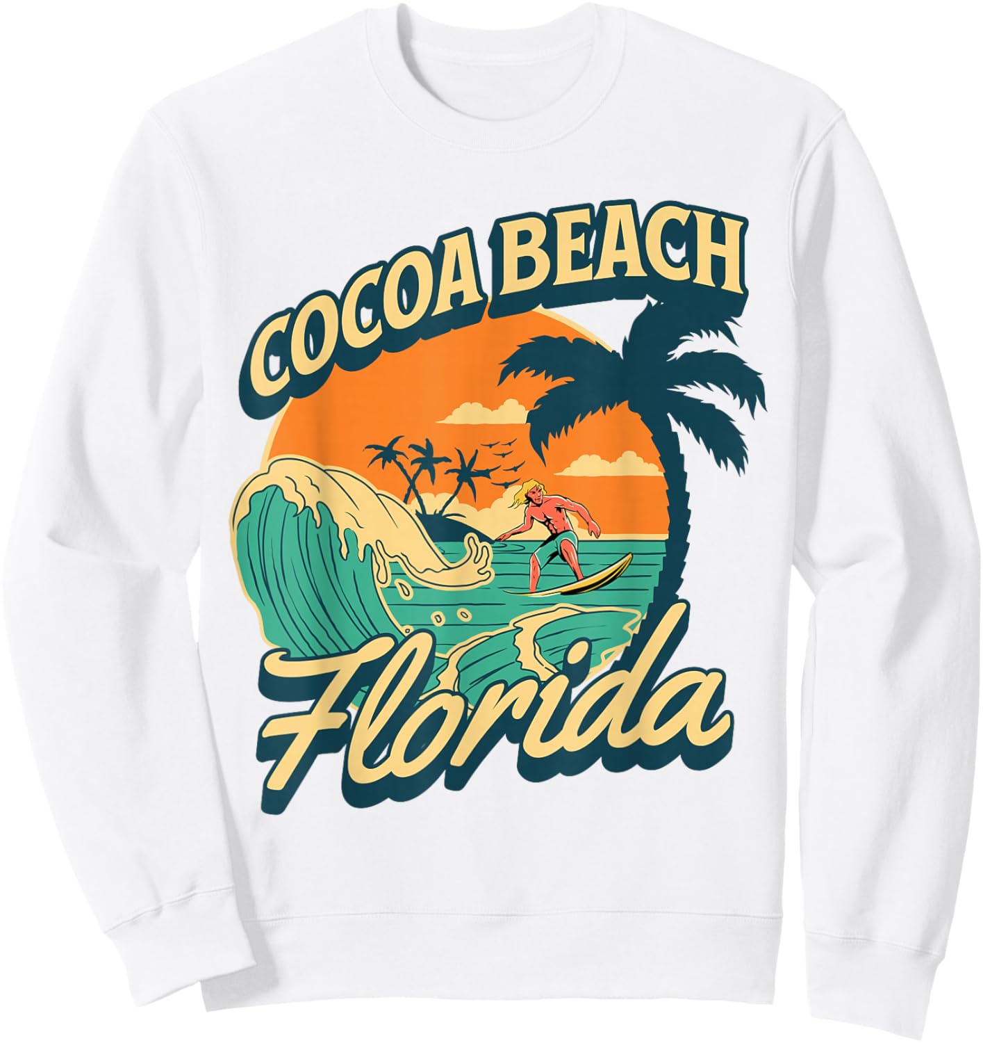 Cocoa Beach Sweatshirt - Sweatshirt | White