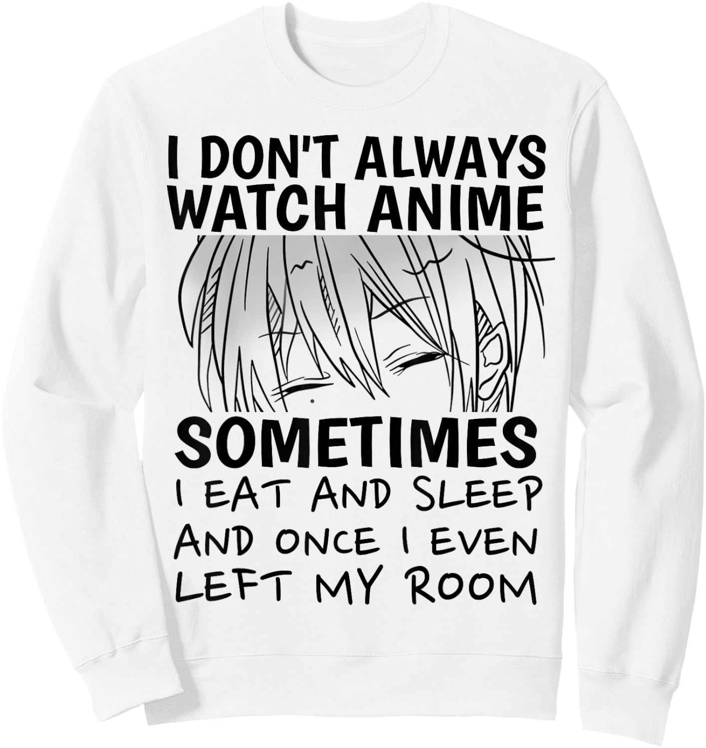 Anime Merch Boys Kawaii Otaku Japan Animae Manga Sweatshirt - Sweatshirt | White