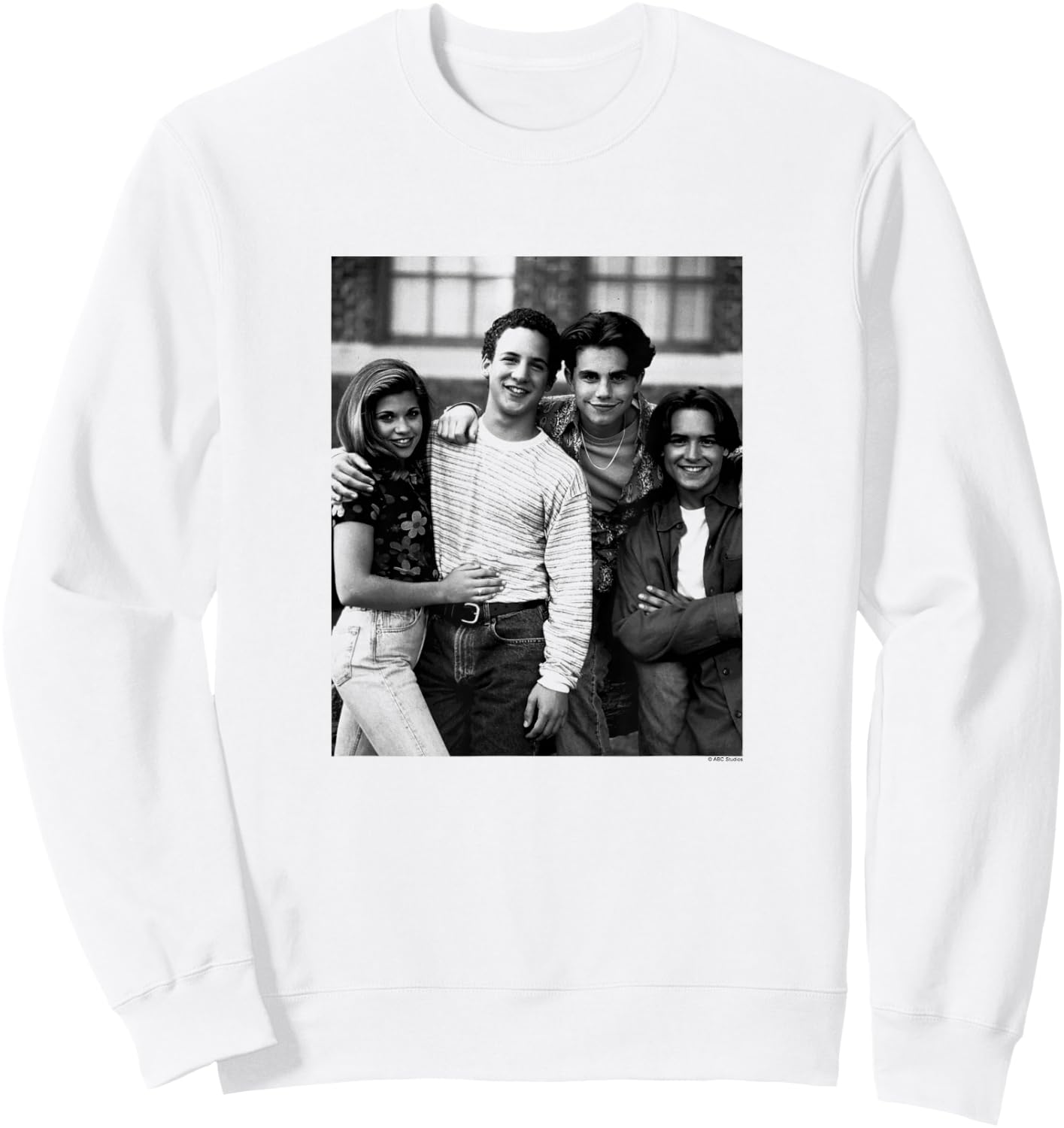 Boy Meets World Group Photo Sweatshirt - Sweatshirt | White
