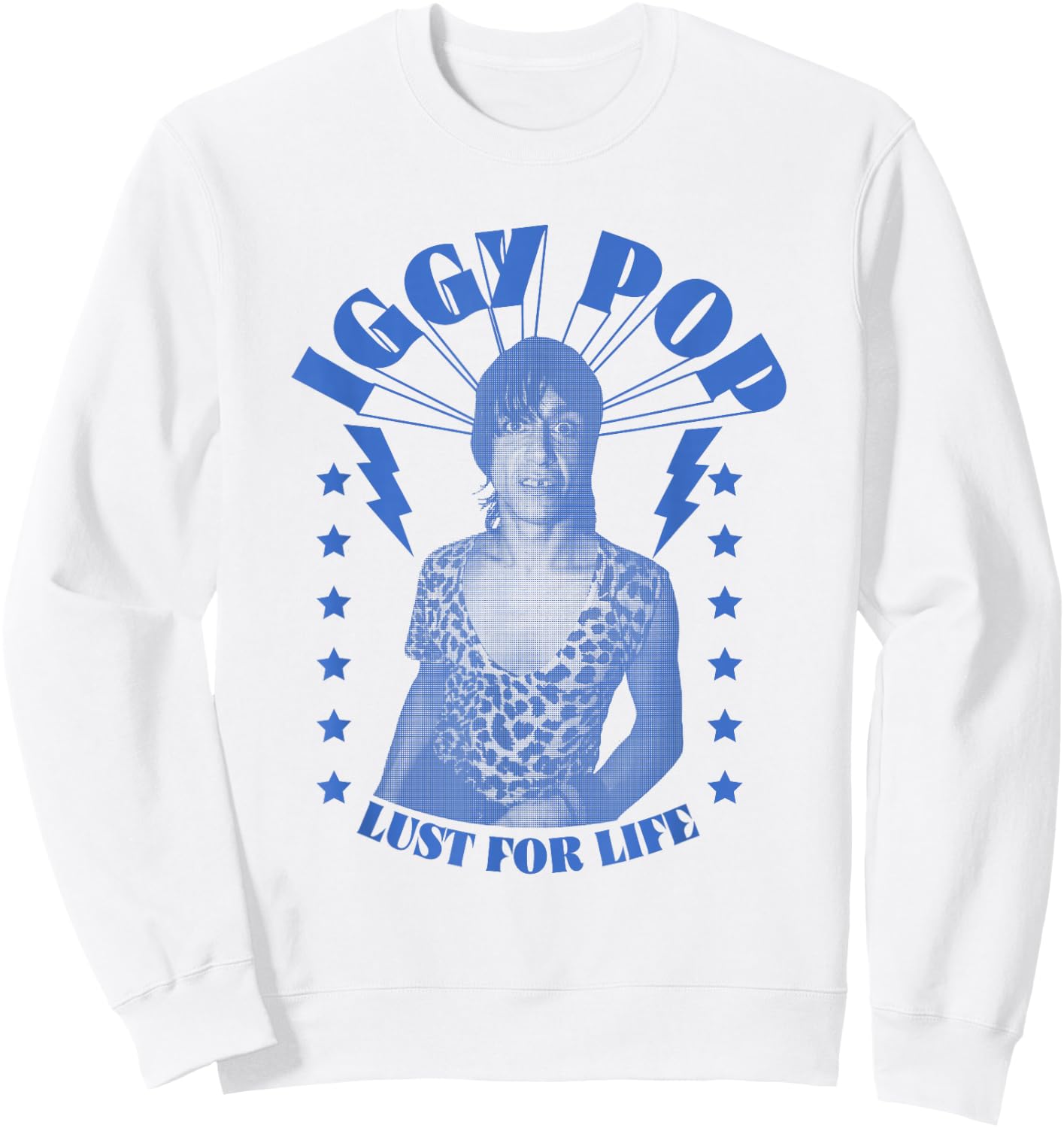 Iggy Pop Lust for Life Sweatshirt - Sweatshirt | White